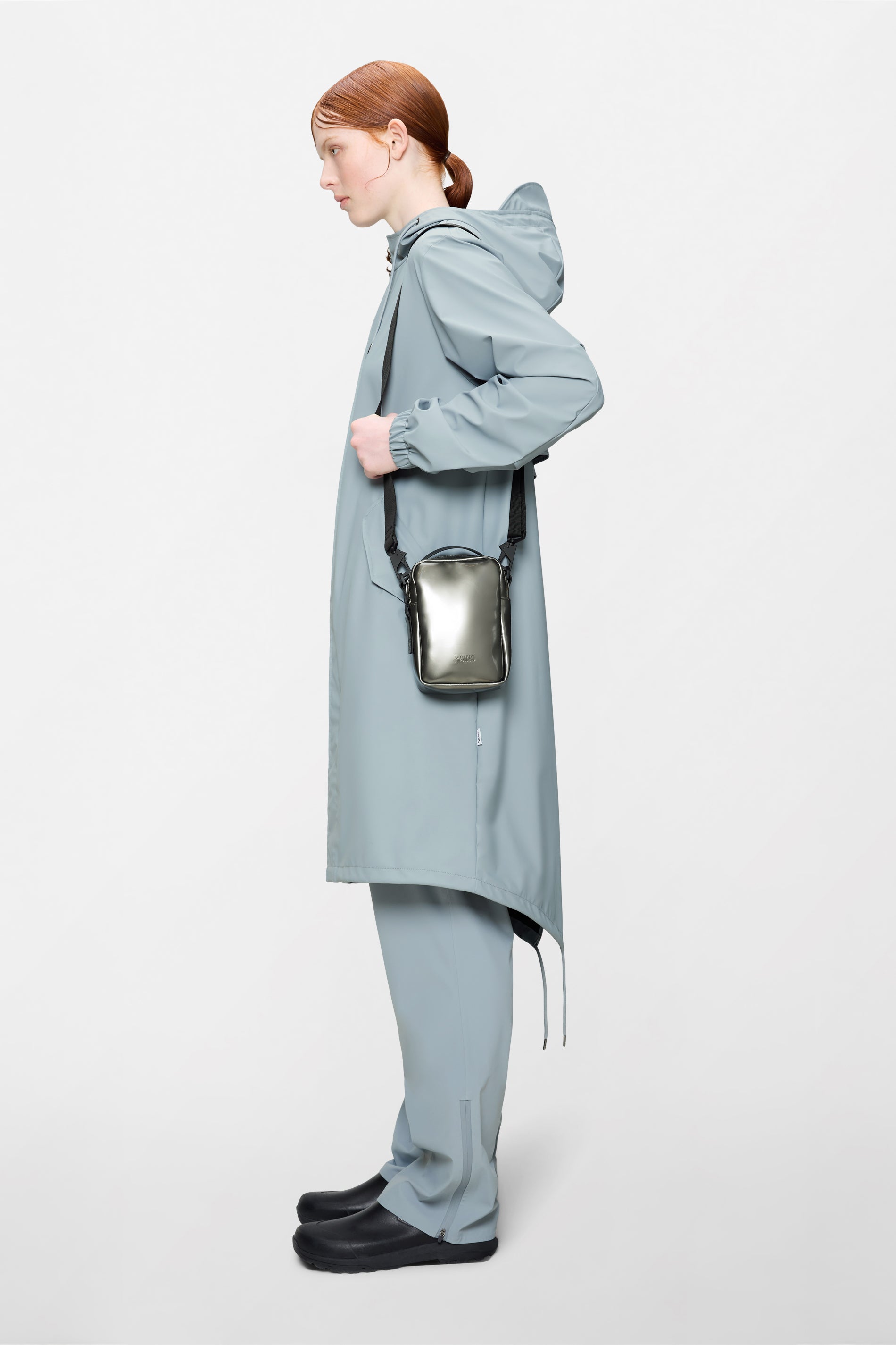 RAINS Reporter Box Bag Raven 1.40L H18 x D6 x W13 cm Crossbody