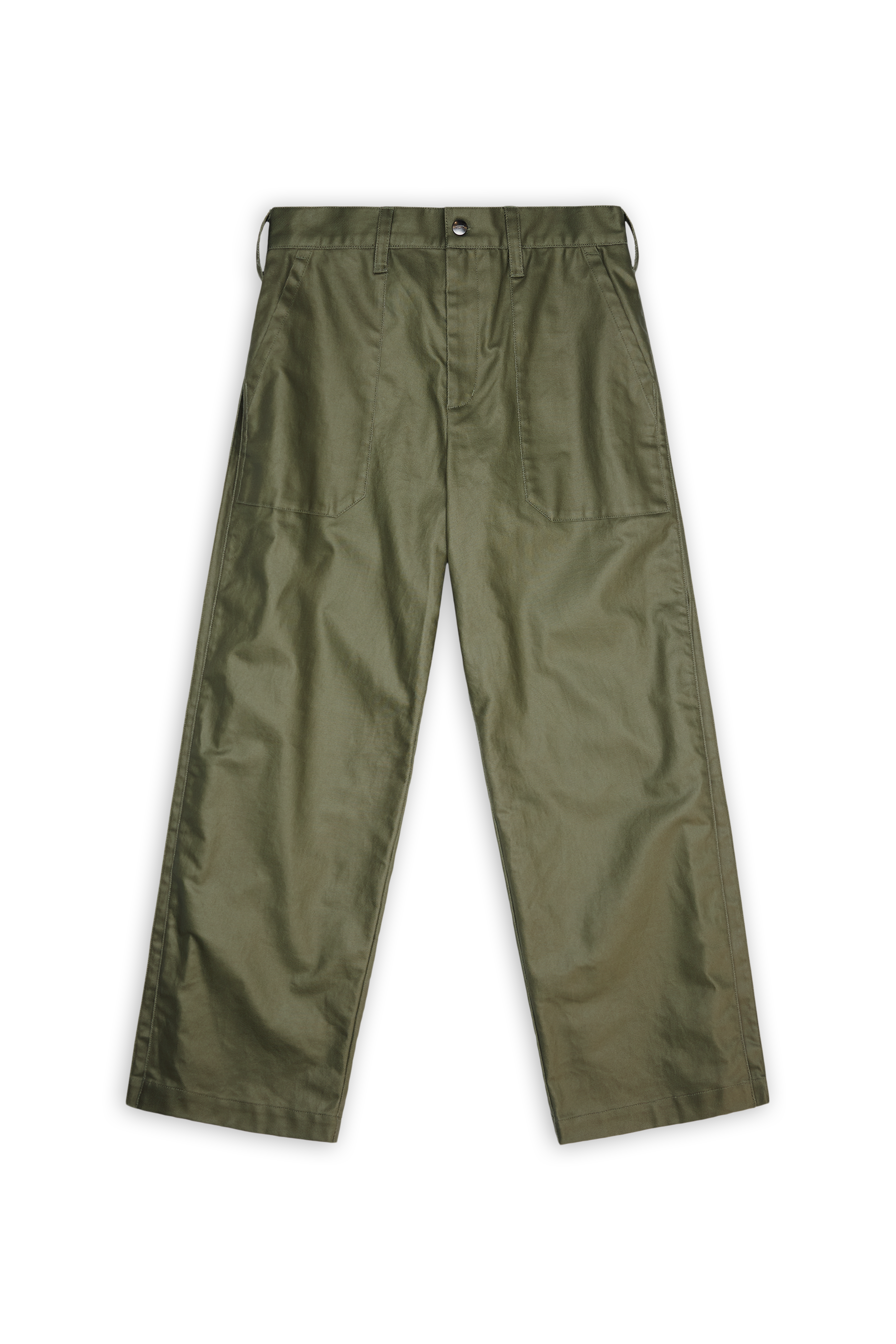 RAINS Heavy Woven Pants Straight Moss Pants