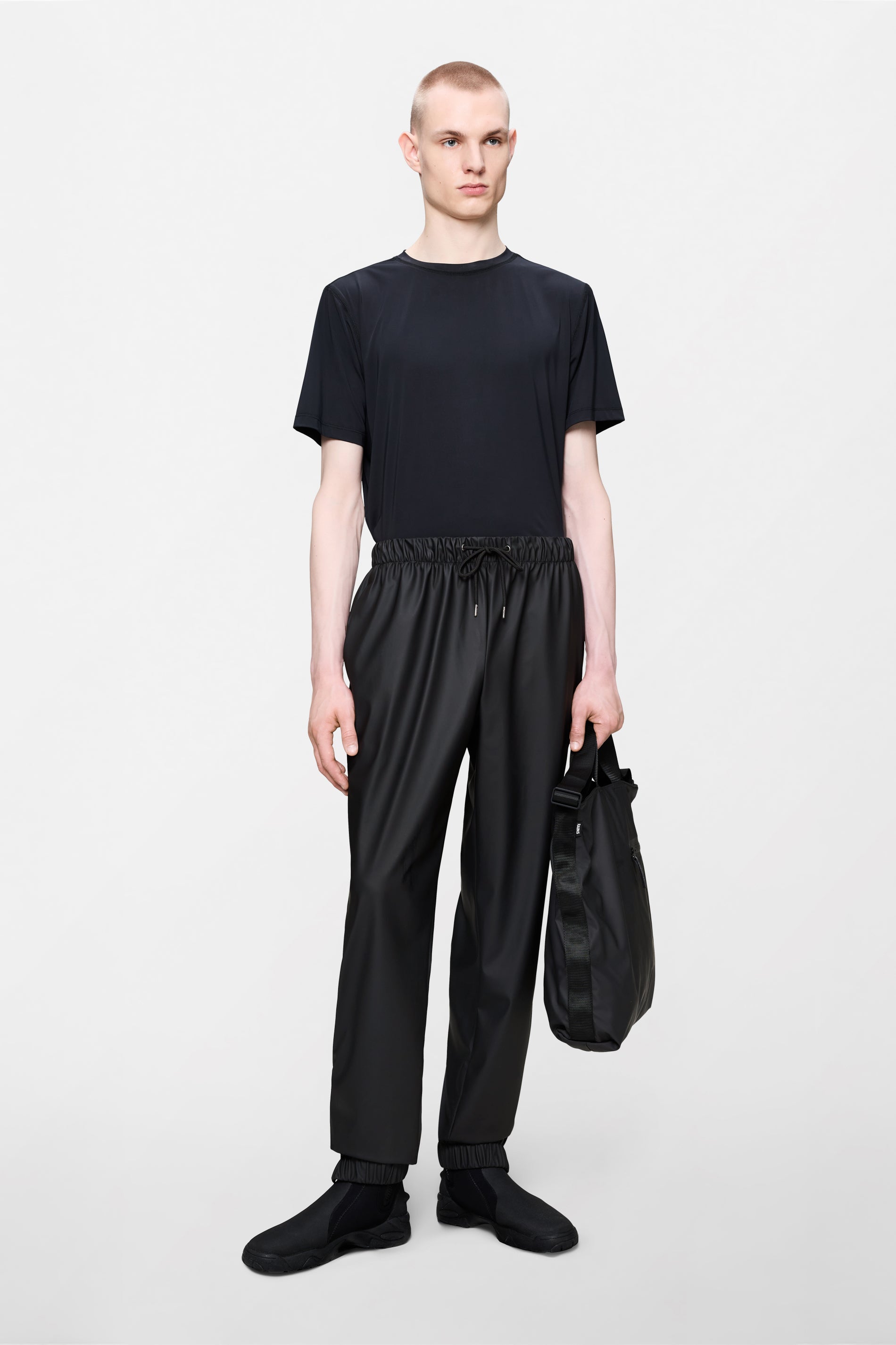 RAINS Rain Pants Regular Black Pants