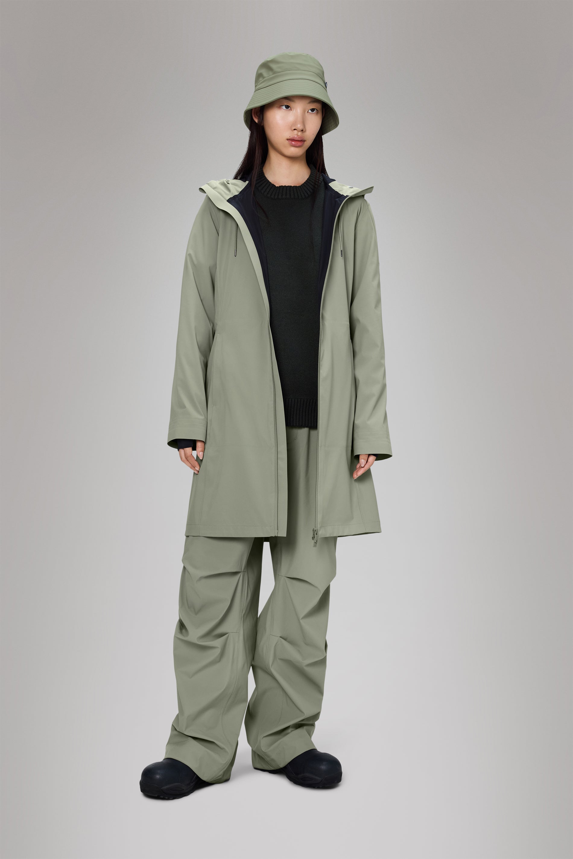 Rains Suva Hardshell Long W Jacket Drift Jacket