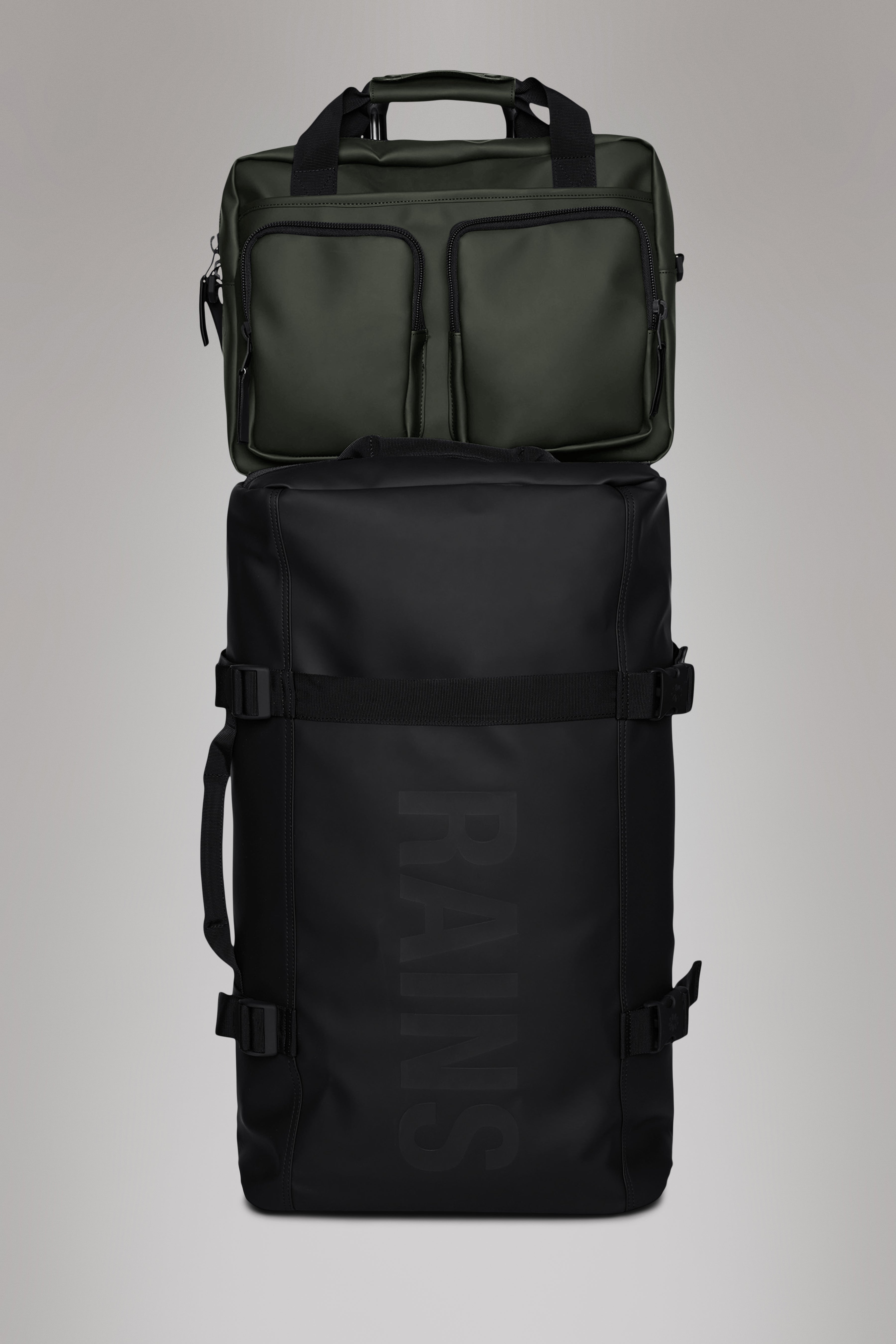 RAINS Texel Tech Bag Green 10L H30 x D9 x W39 cm Laptop bag
