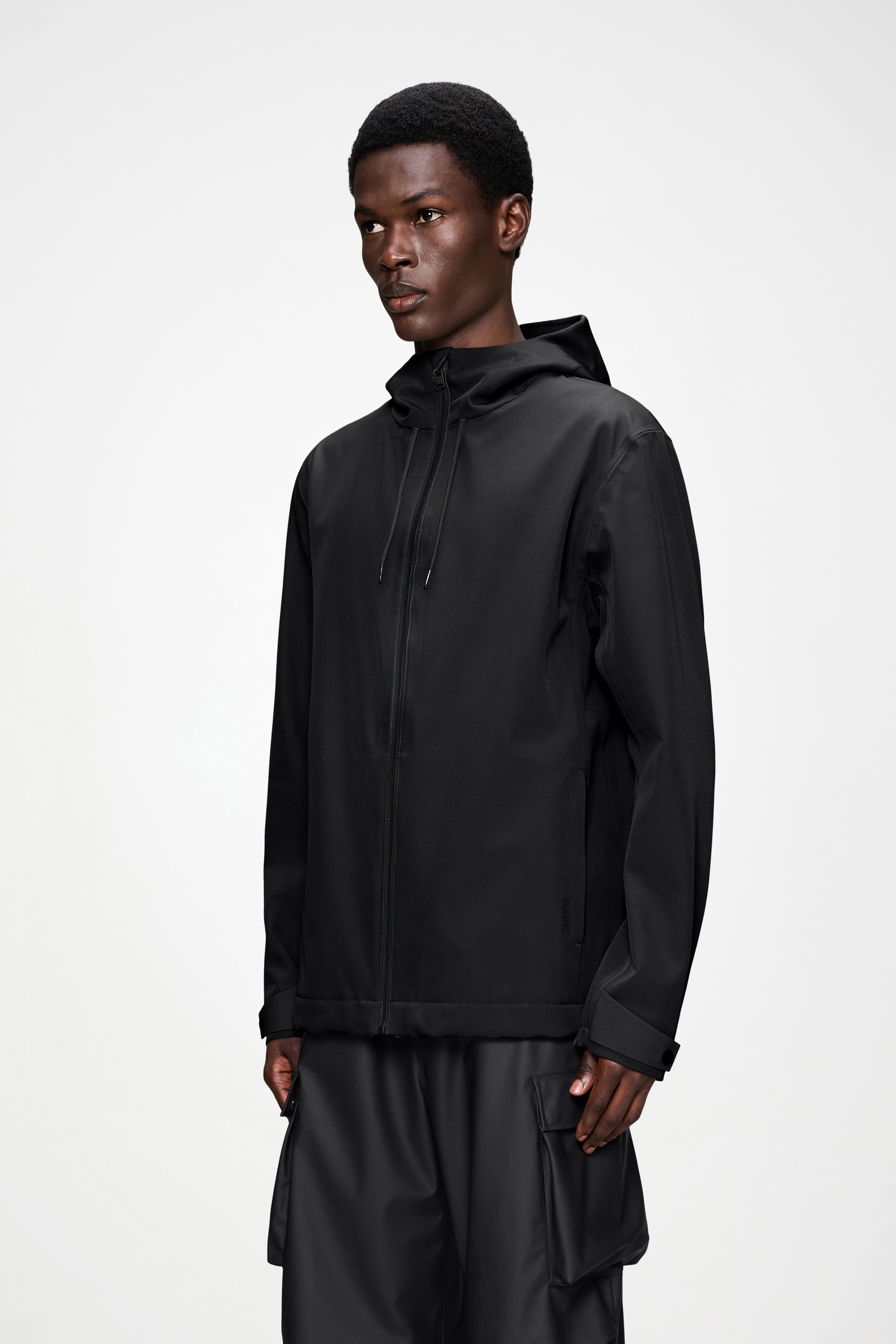 RAINS Suva Softshell Jacket Black Jacket