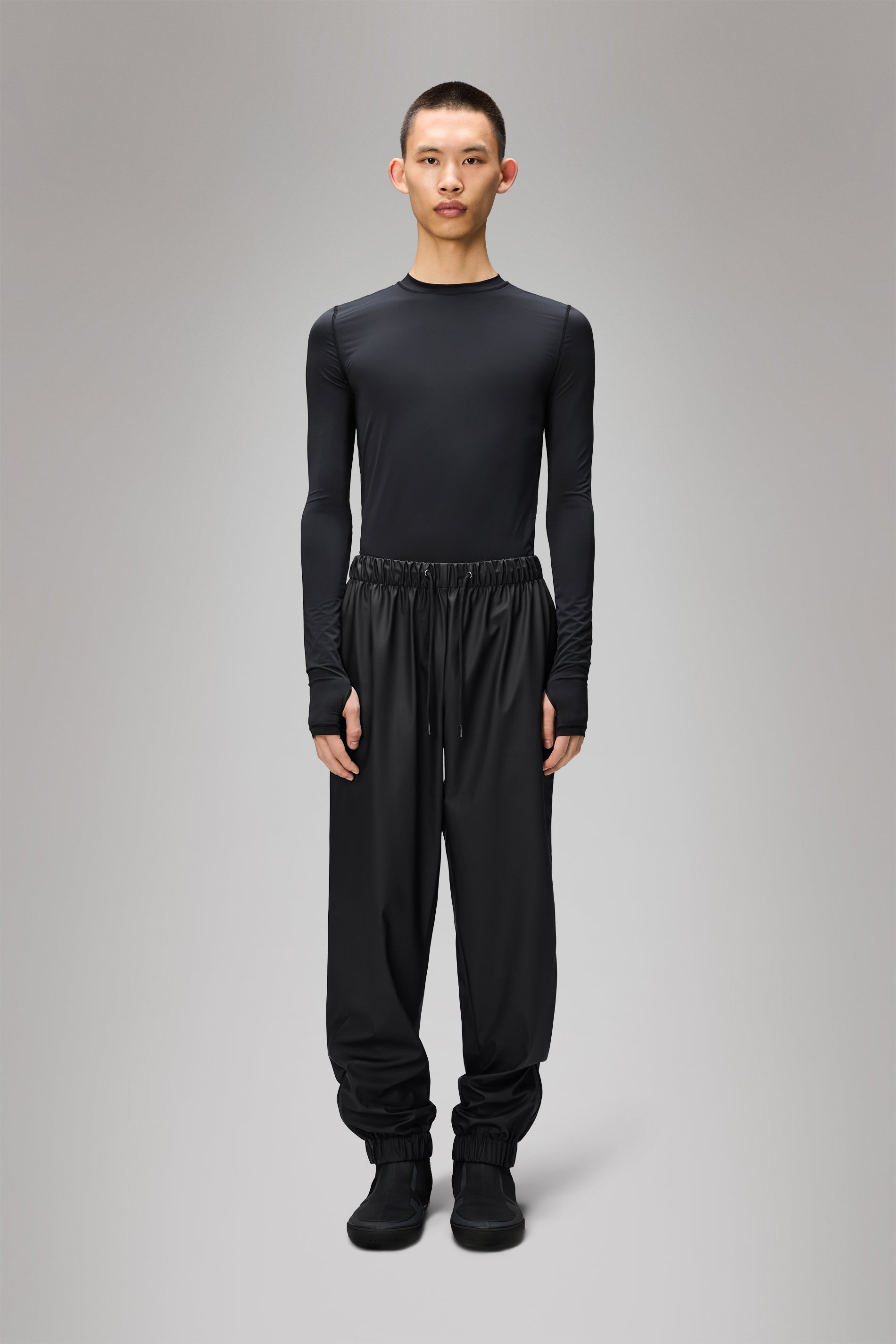 RAINS Rain Pants Regular Black Pants