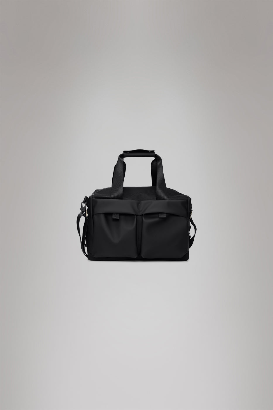 RAINS Otaru Weekend Bag Small Black 23L H37 x D19 x W53 cm Weekender