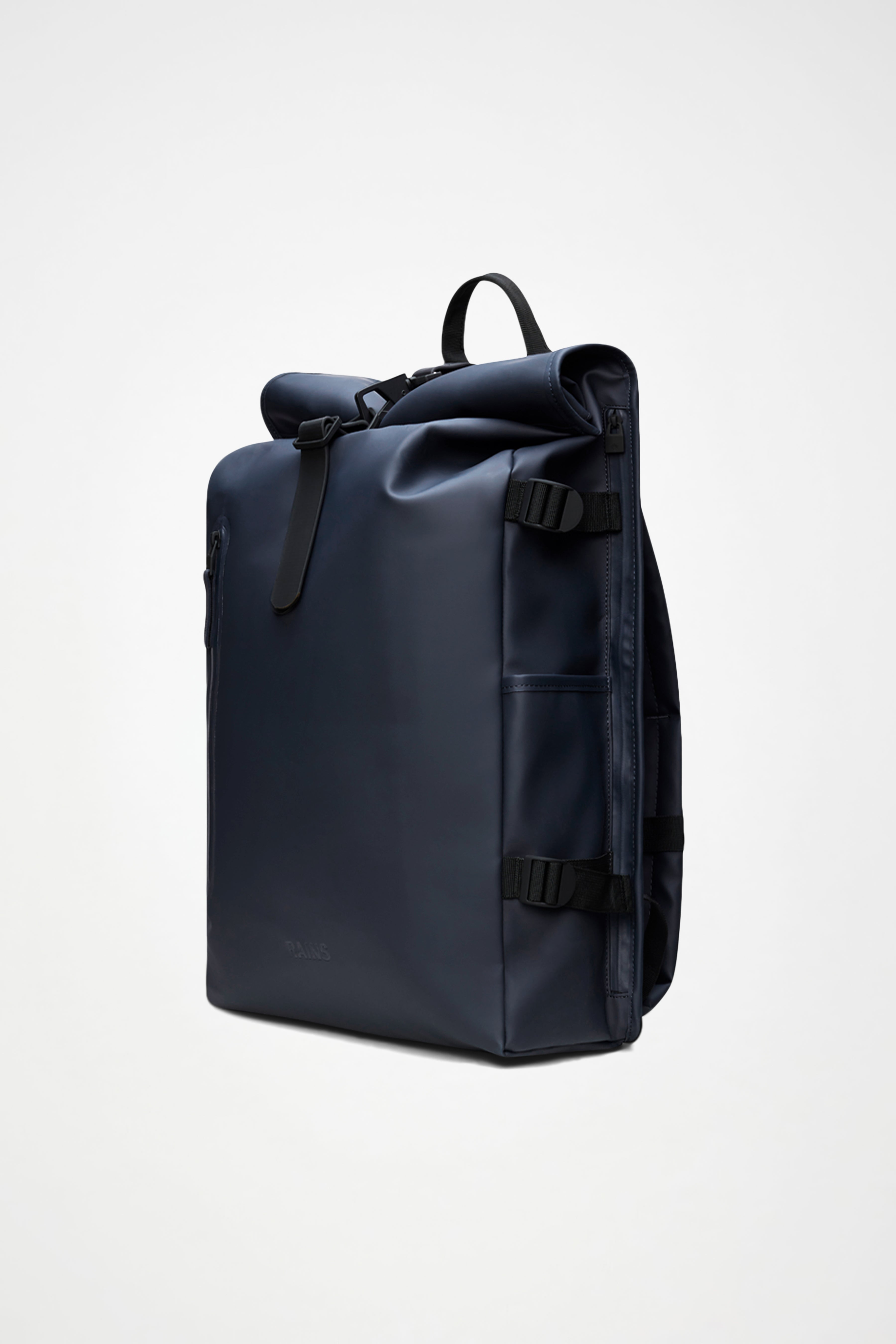 RAINS Rolltop Rucksack Large Navy 23L H63 x D14 x W32 cm Backpack