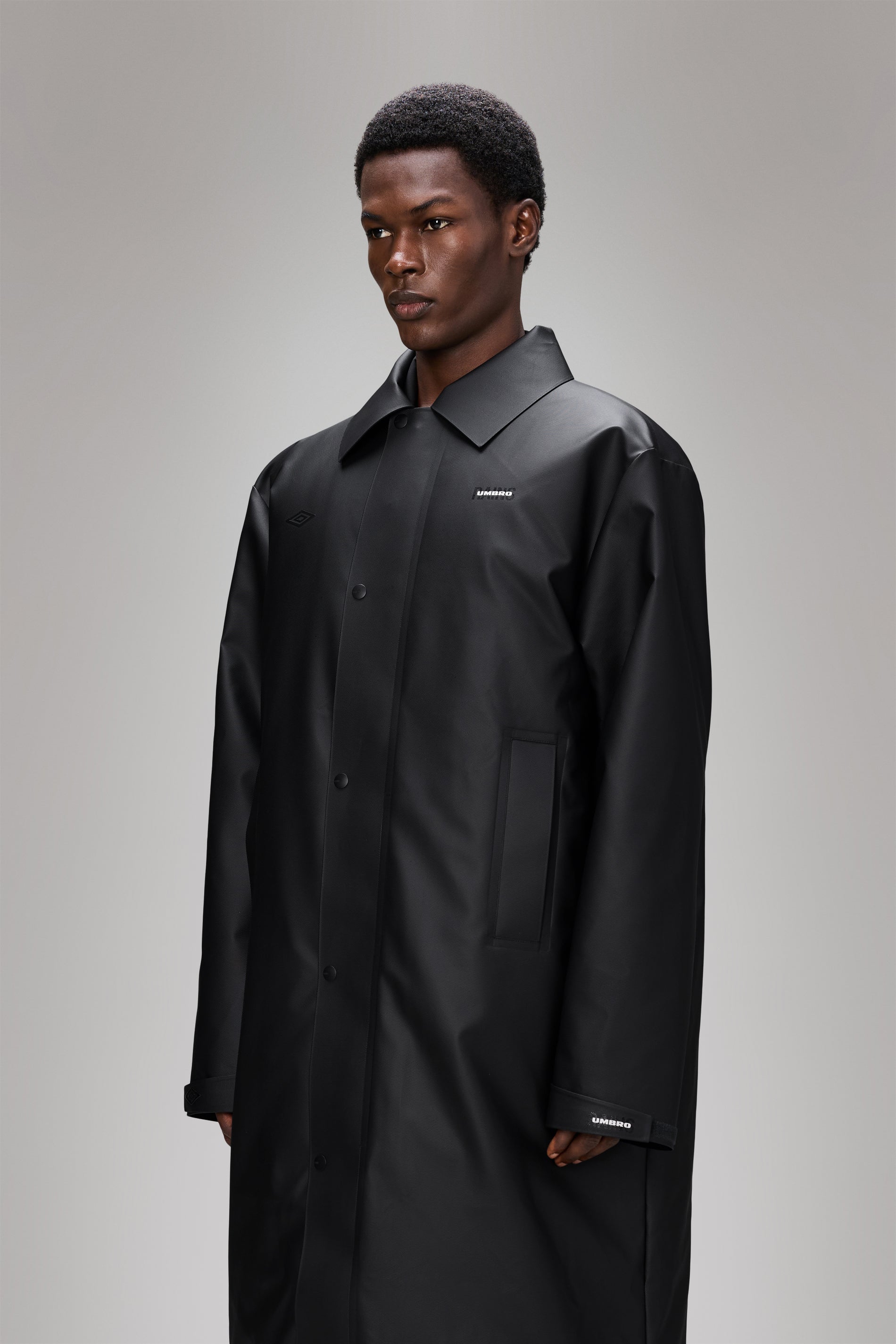 Rains Rains x Umbro Manager Coat Black Jacket