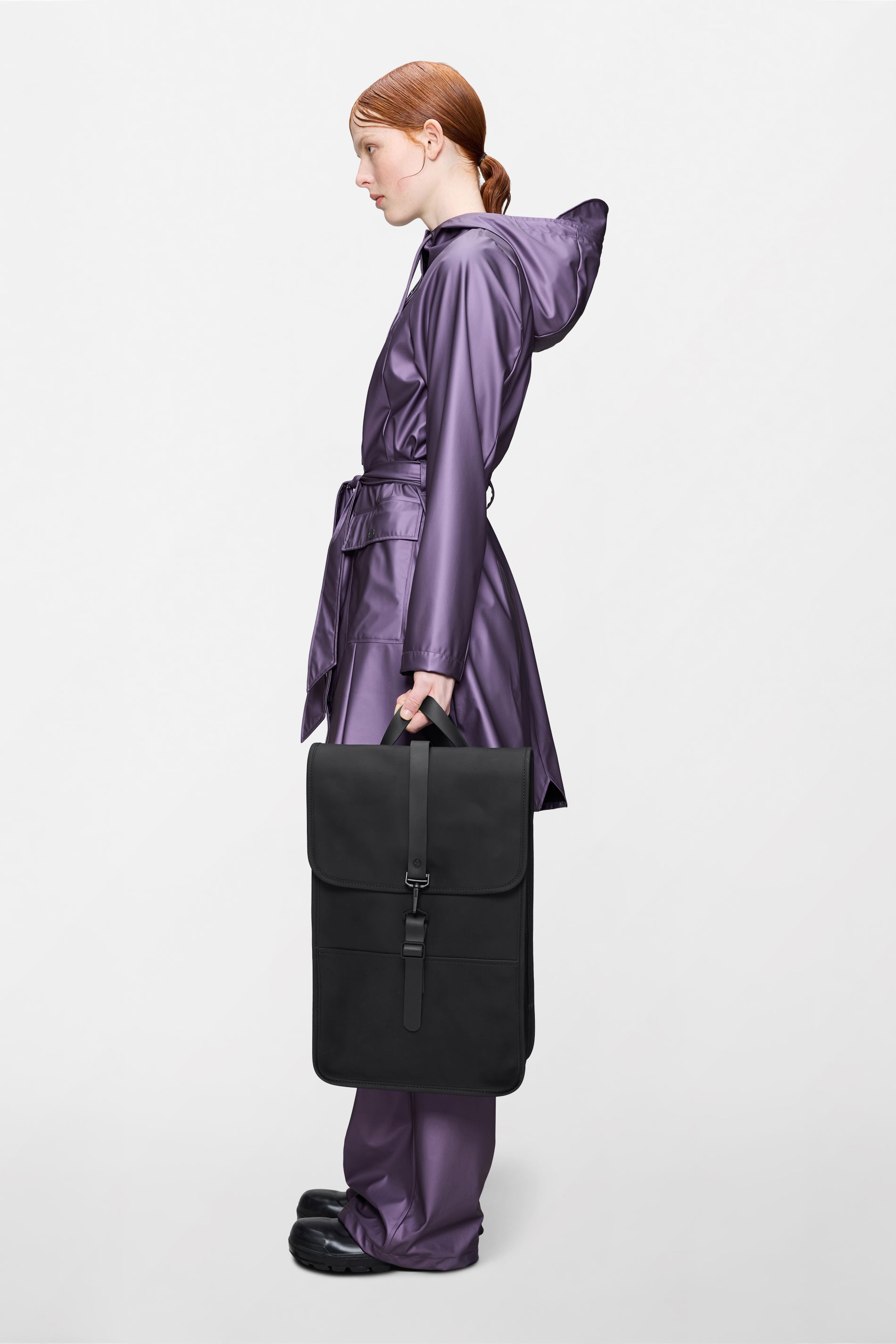 RAINS Backpack Black Backpack