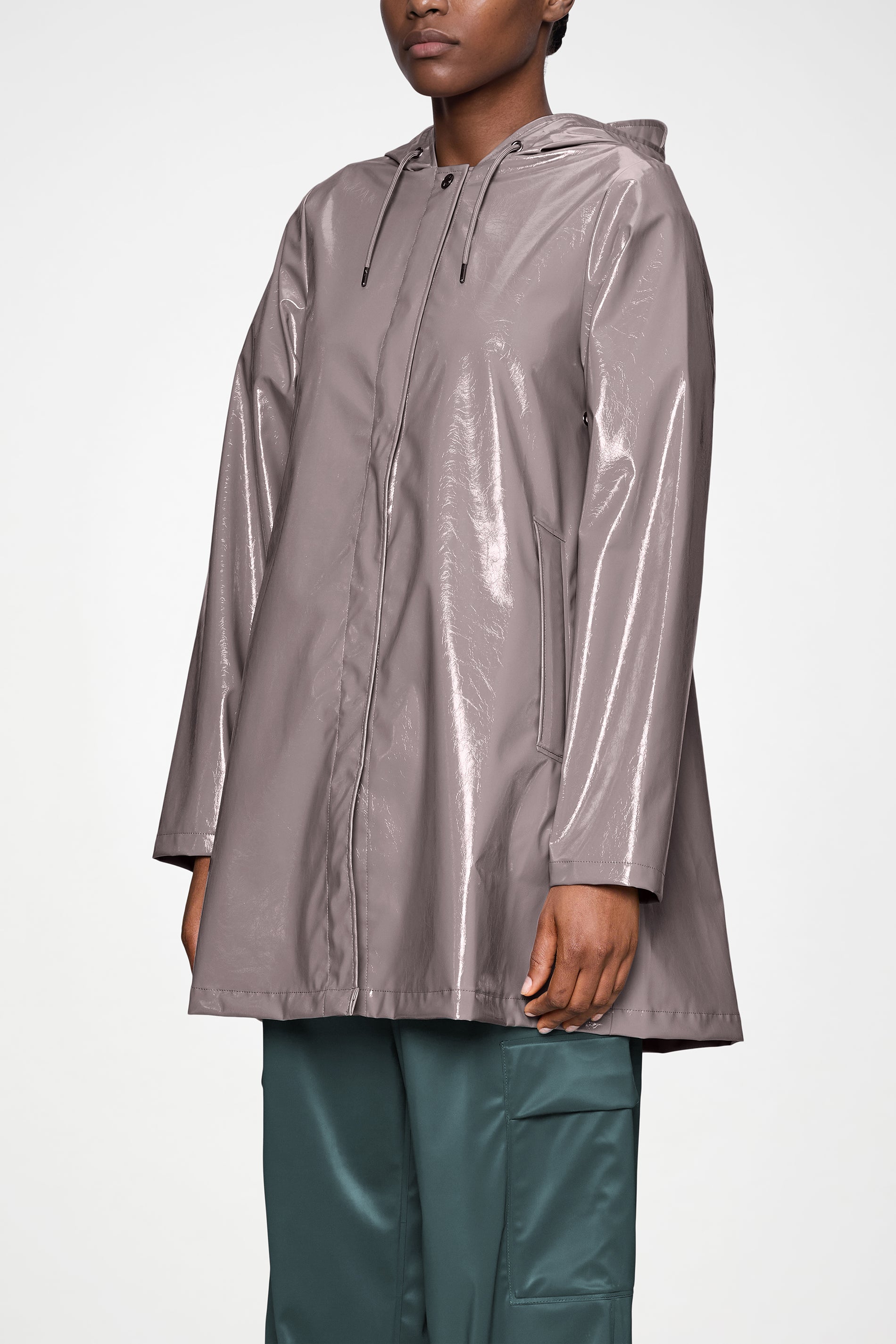 RAINS A-Line W Jacket Cinder Glaze Jacket
