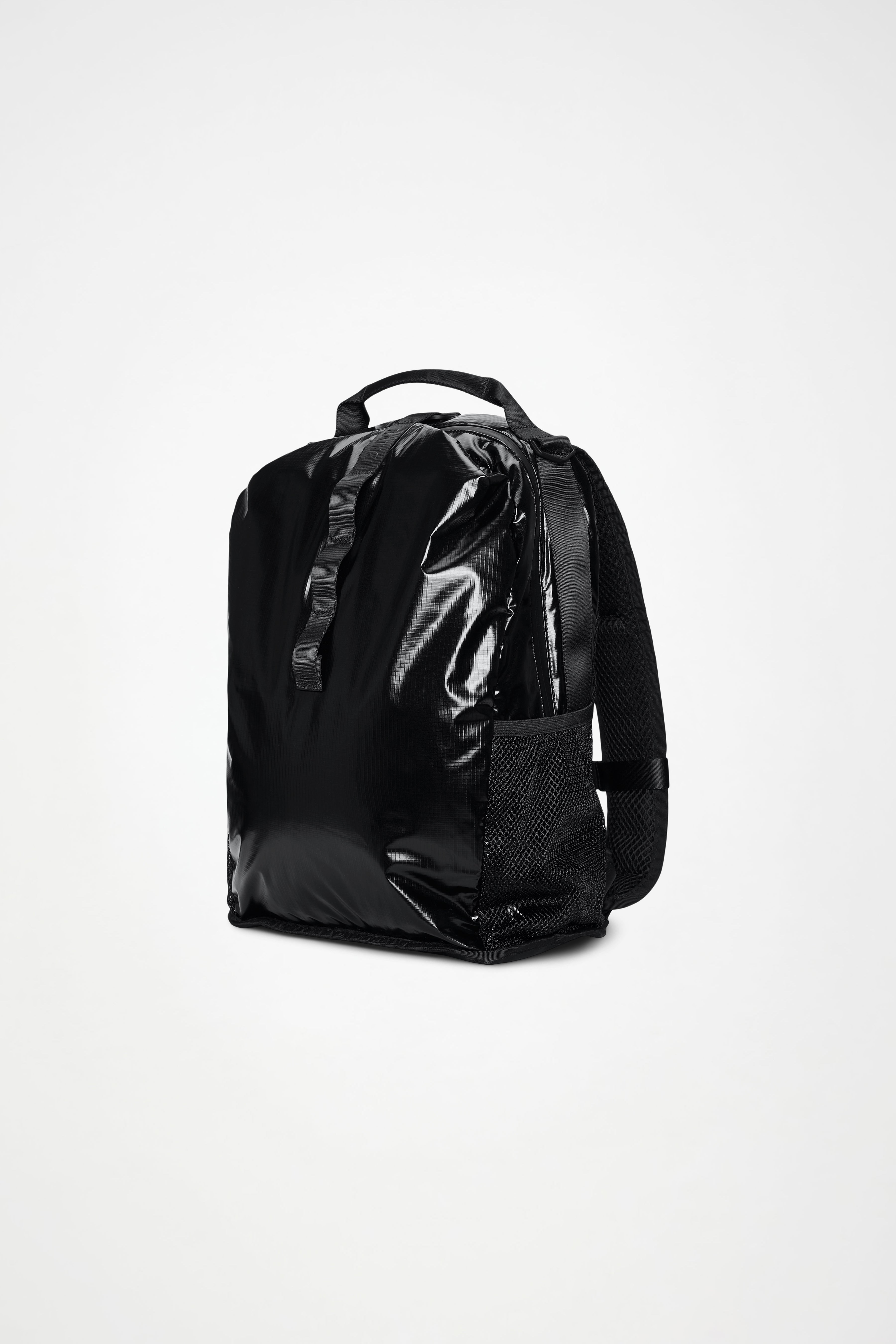 RAINS Sibu Clip Front Backpack Black Backpack