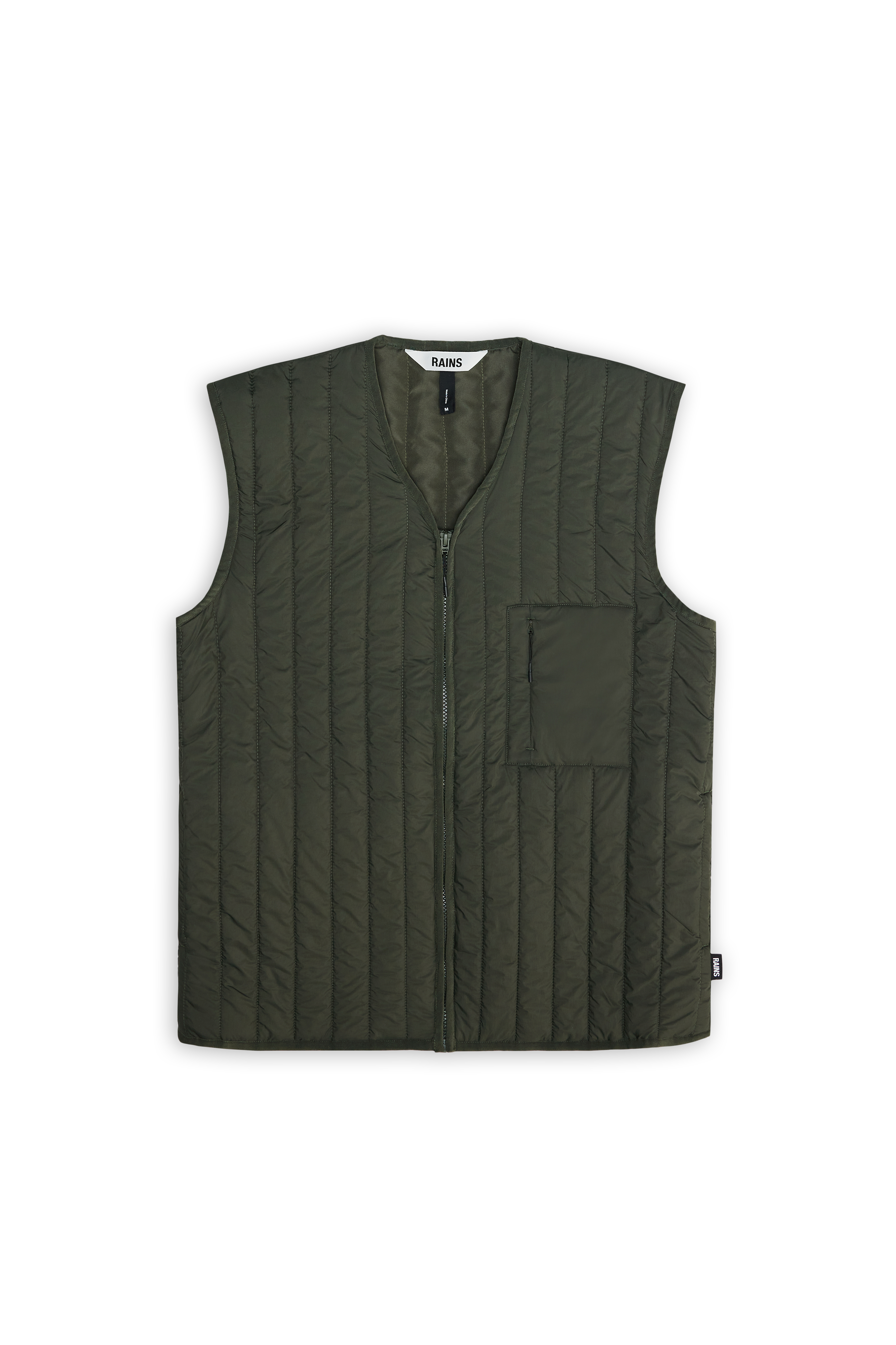 RAINS Banja Liner Vest Green Vest