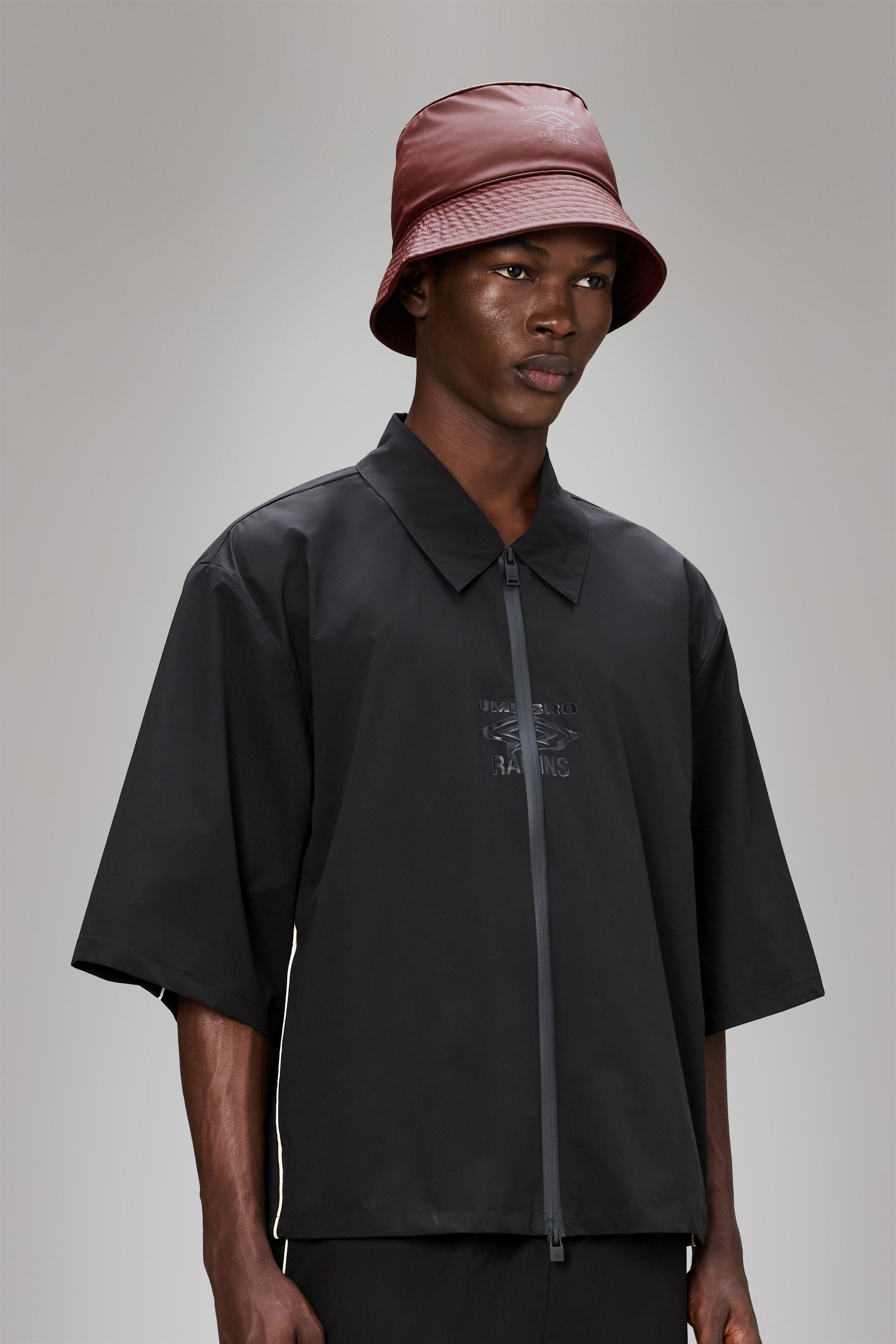 RAINS Rains x Umbro Apollo Bucket Hat Maroon Red Headwear