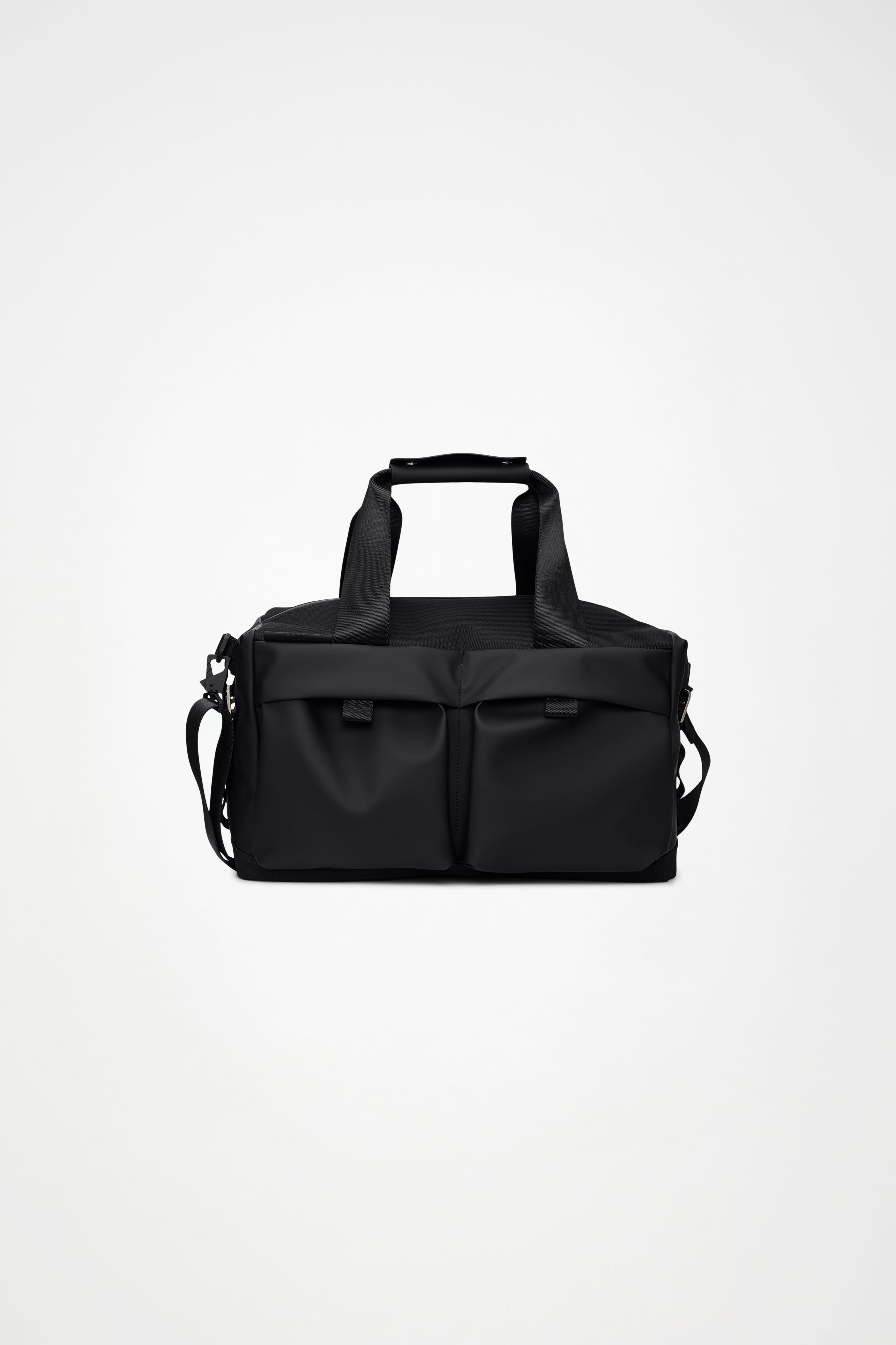 RAINS Otaru Weekend Bag Small Black 23L H30 x D20 x W42 cm Weekender