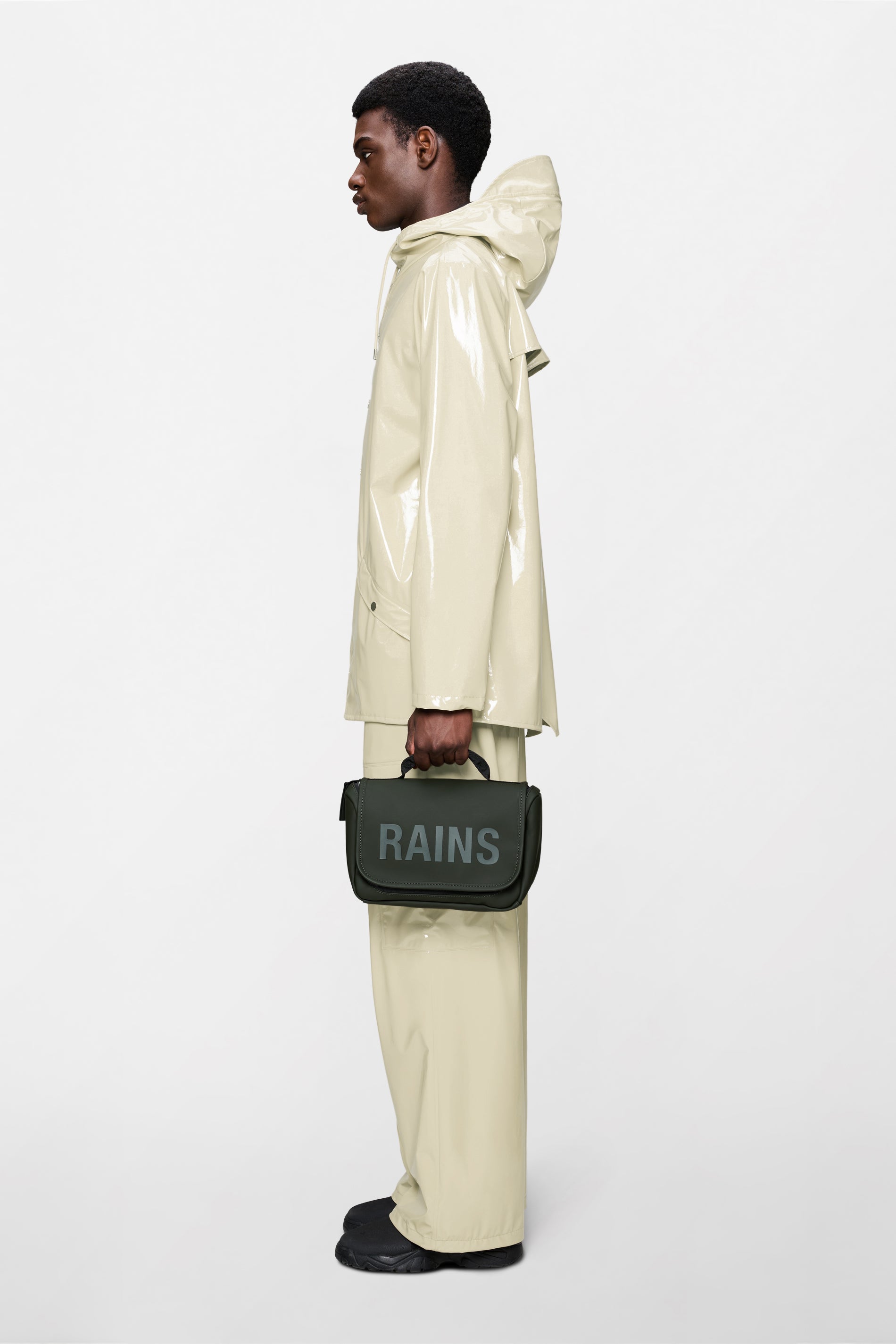 RAINS Texel Wash Bag Green Wash Bag