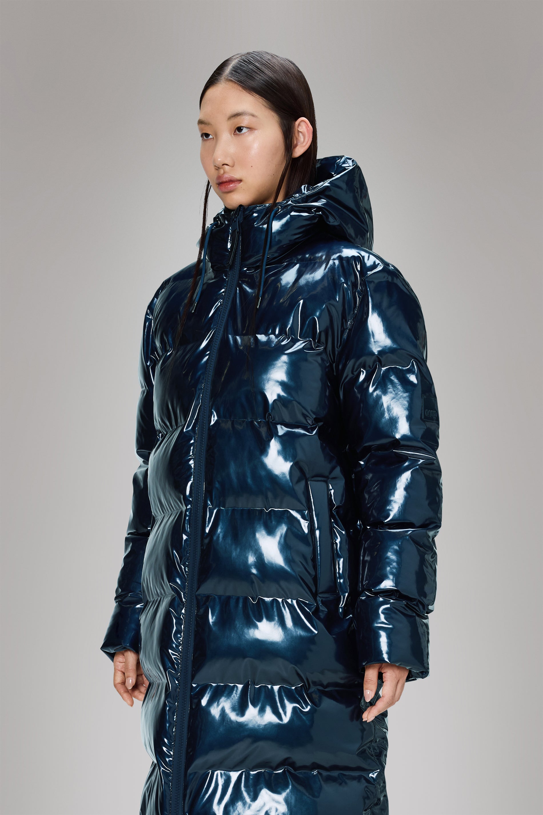 Rains Alta Longer Puffer Jacket Spill Jacket