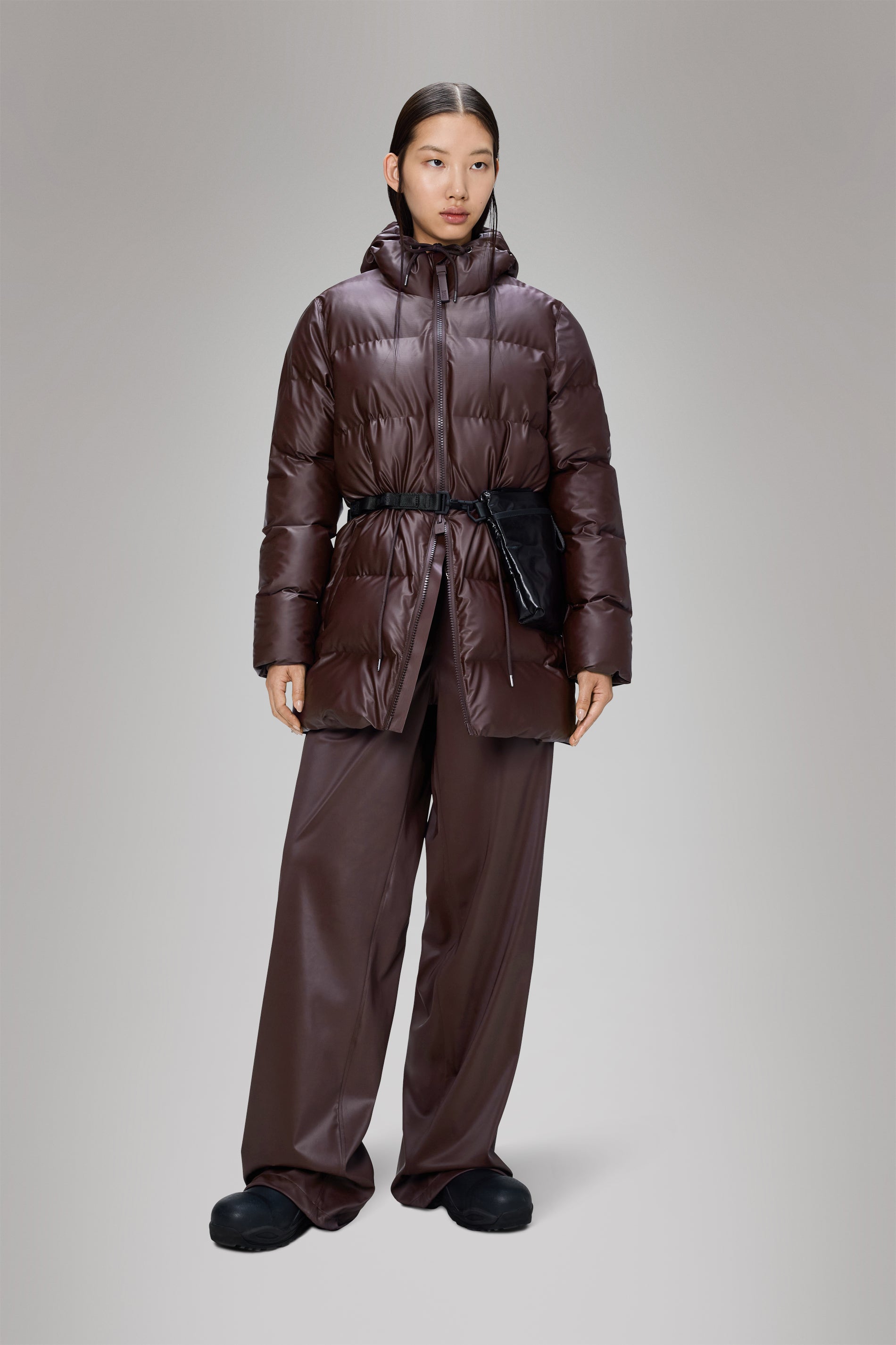 Rains Alta Long Puffer String W Jacket Depth Jacket