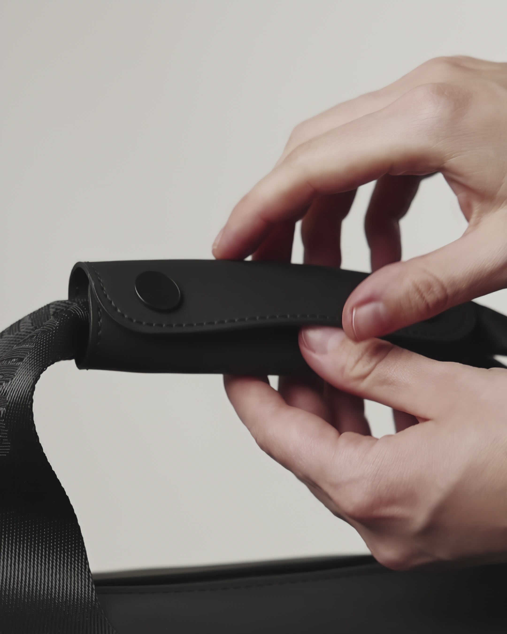 Carry straps with handle wrap