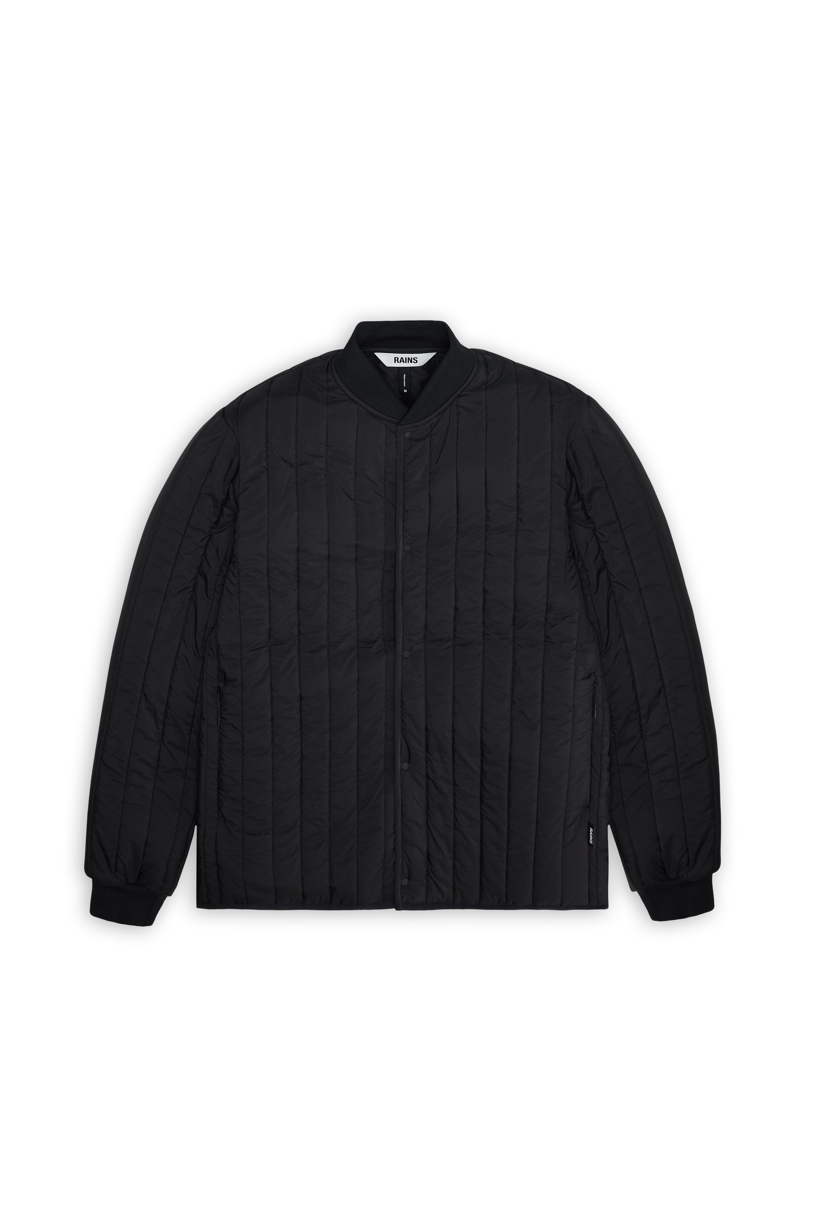 RAINS Banja Liner Bomber Jacket Black Jacket