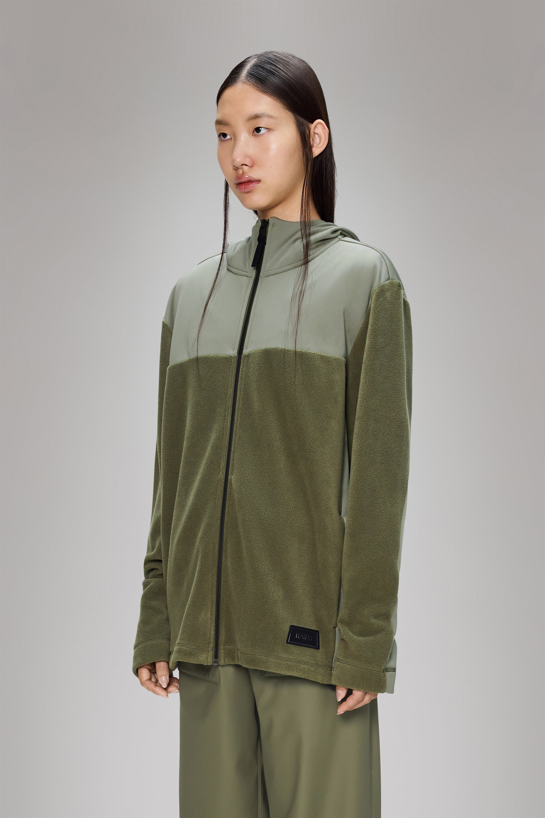 RAINS Sintra Fleece Reverse Jacket Marsh Jacket