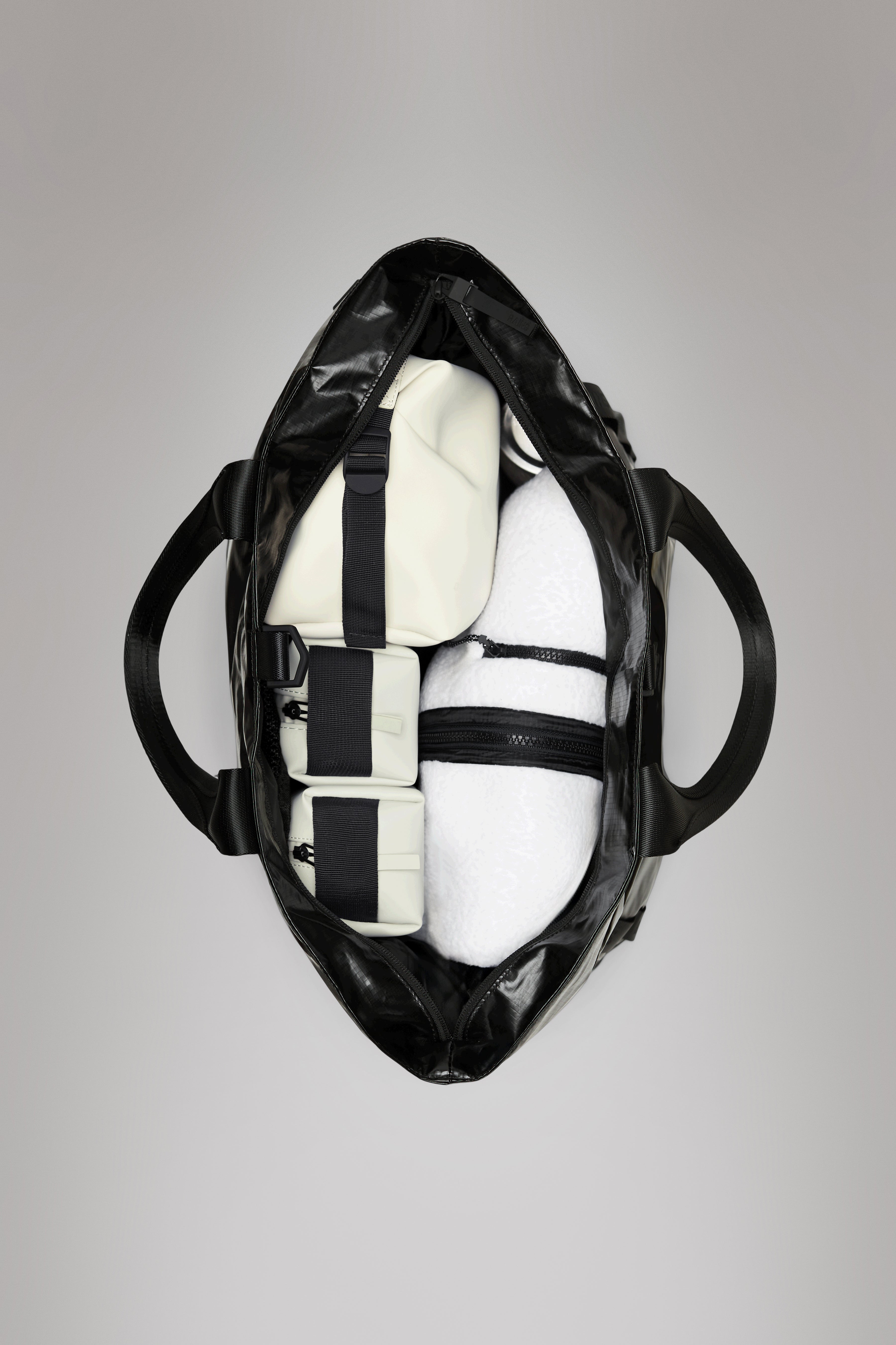 RAINS Sibu Shopper Bag Marsh 43L H42 x D20 x W51.50 cm Tote