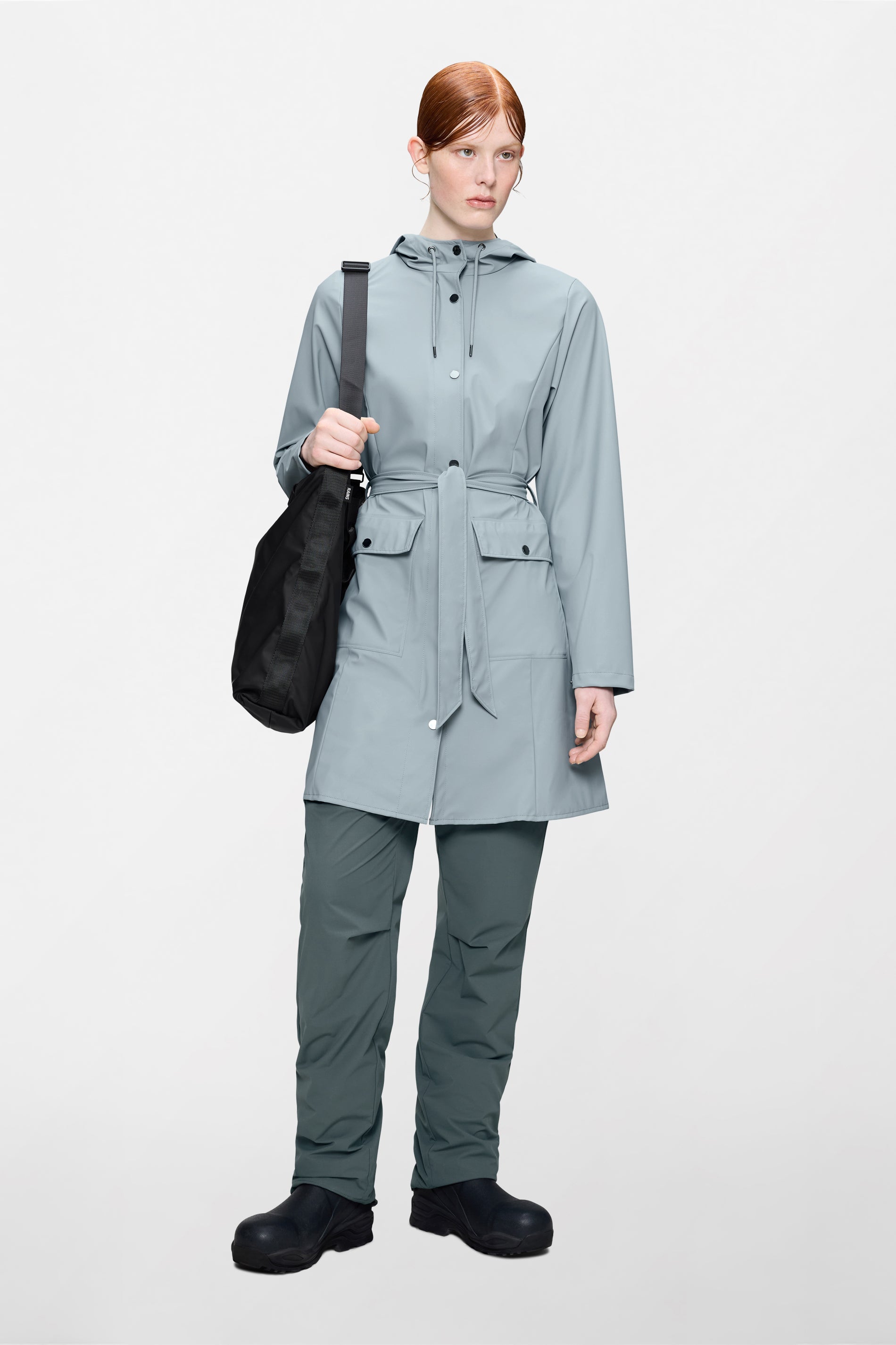 RAINS Curve Long Jacket
 Pool Jacket