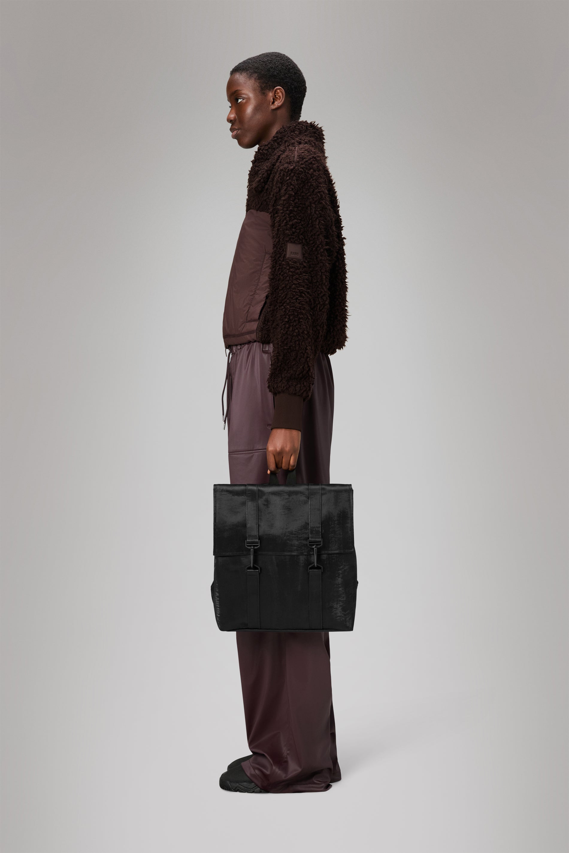 RAINS MSN Bag Mini Coal 12L H34 x D12 x W33 cm Backpack