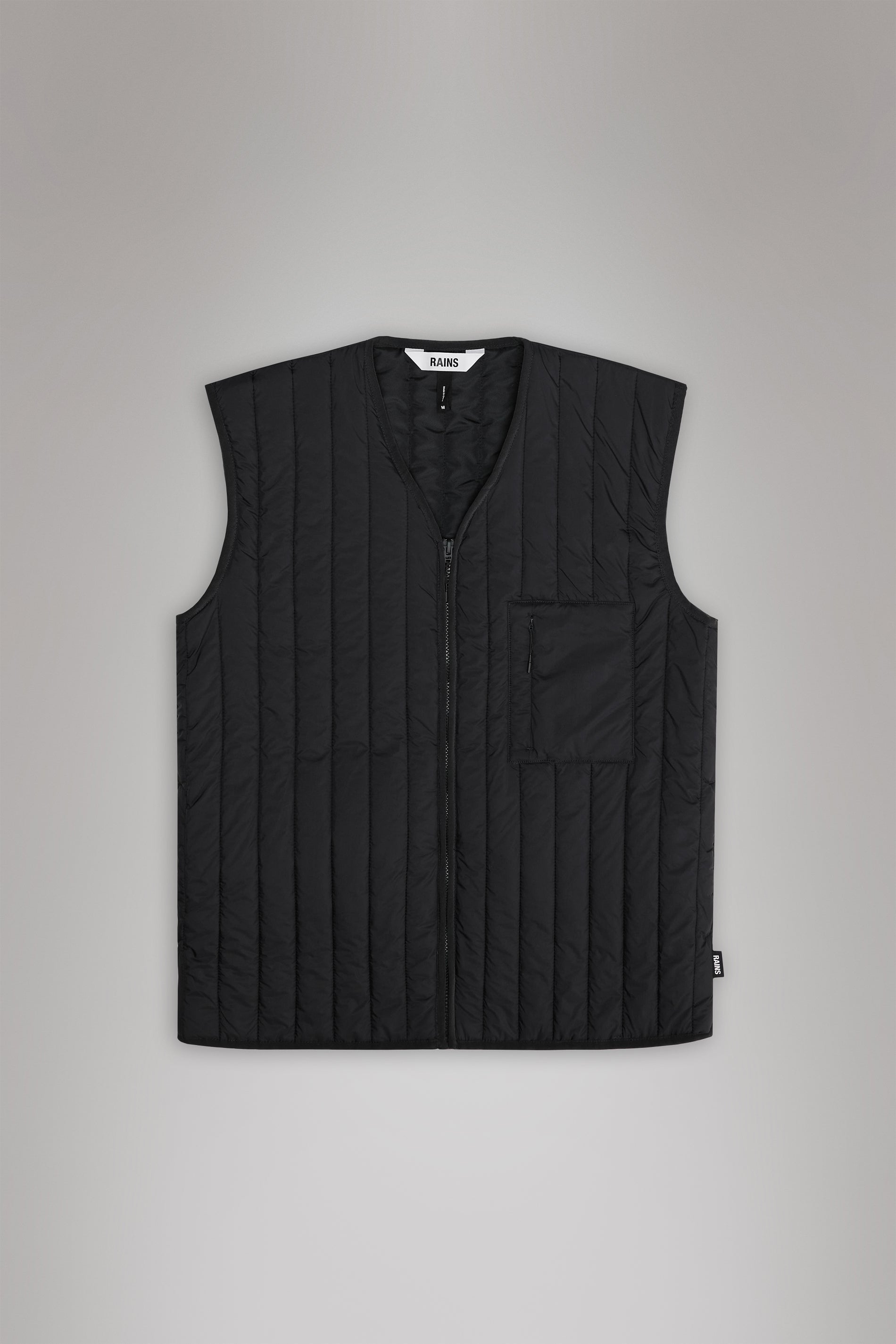 RAINS Banja Liner Vest Black Short Sleeve