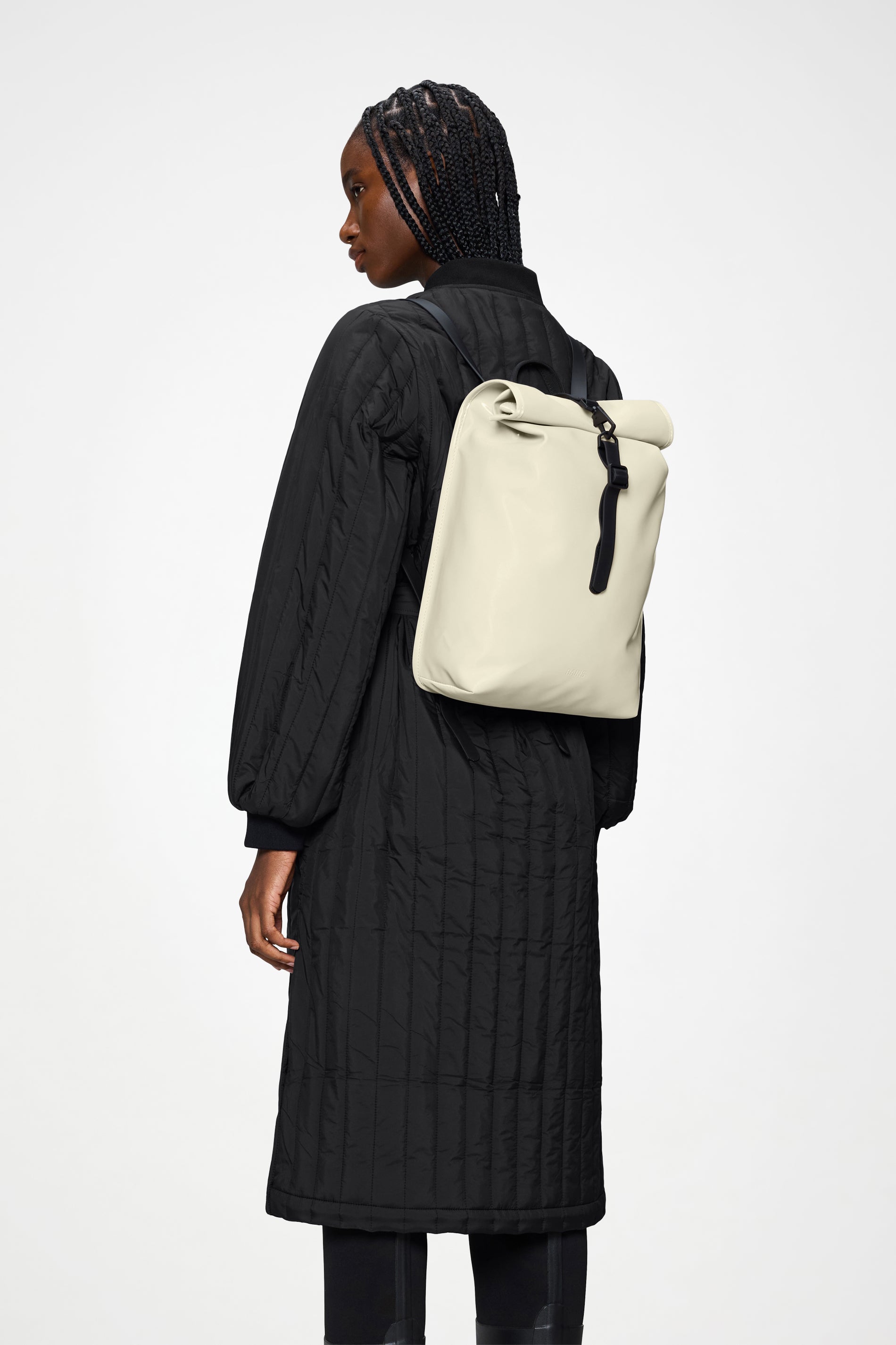 RAINS Rolltop Rucksack Mini Shore 13L H50 x D10 x W27 cm Backpack