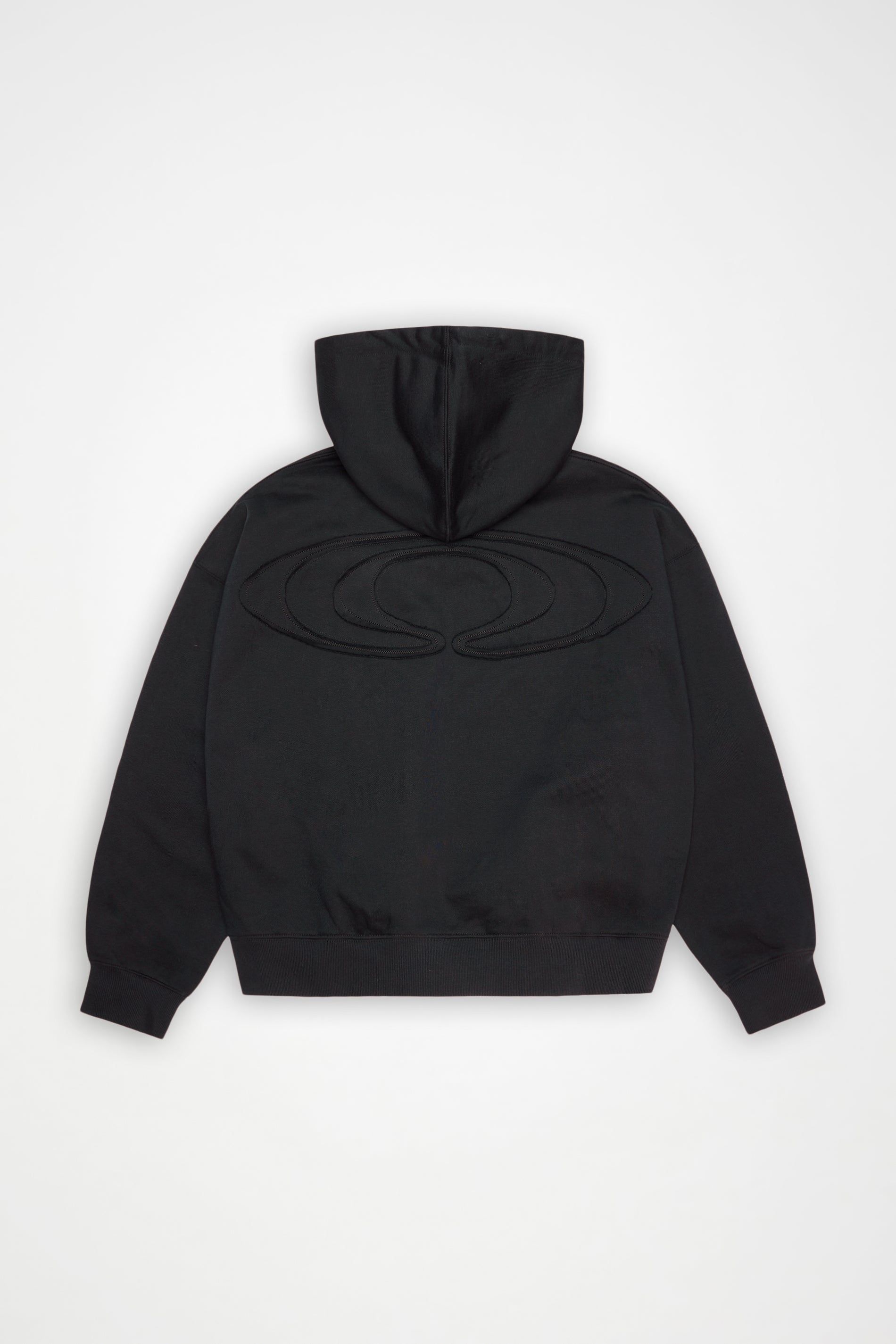 RAINS Classic Zip Hoodie Black Long Sleeve