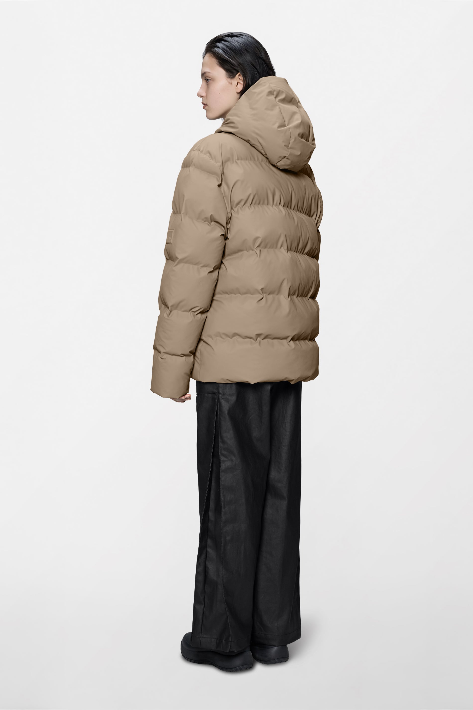 RAINS Alta Puffer Jacket Beige Jacket