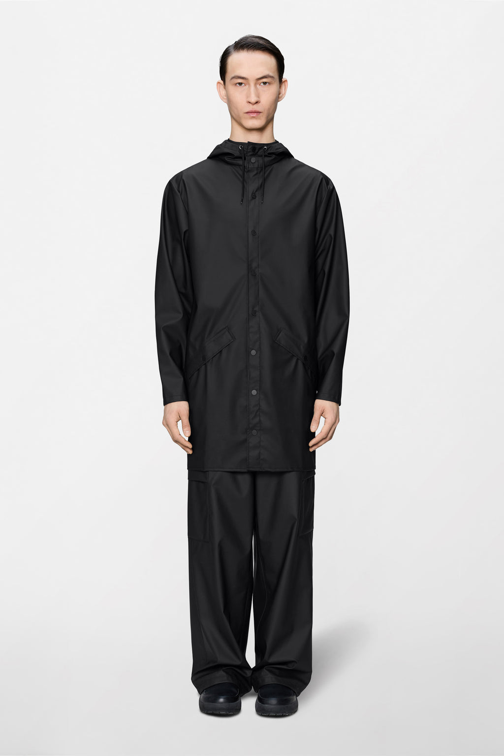 Veste De Pluie Longue Rains 18540 - Noir Réfléchissant - Taille M - NEUVE