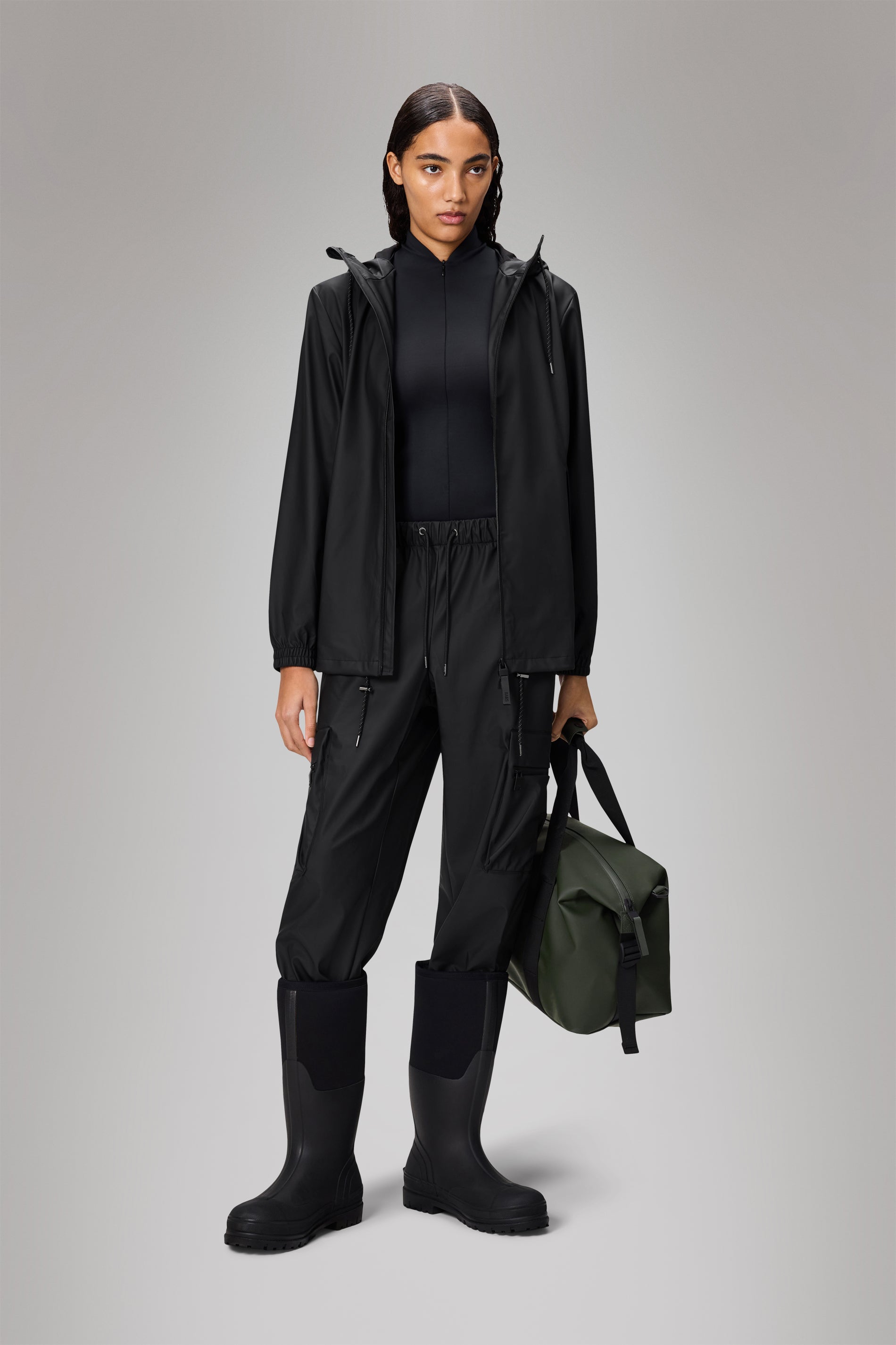 RAINS Storm Breaker Black Jacket