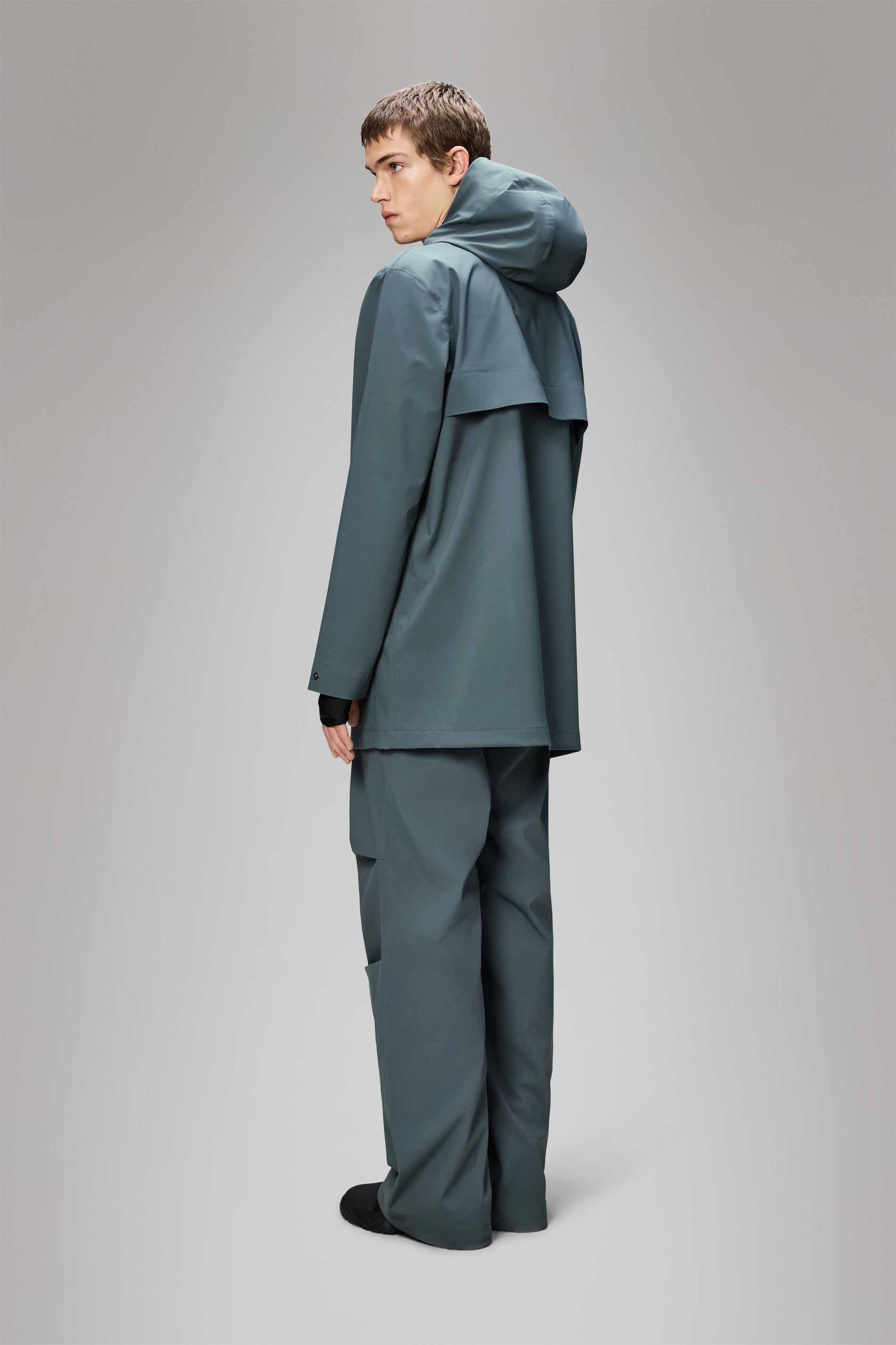 Rains Suva Hardshell Long Jacket Lagoon Jacket