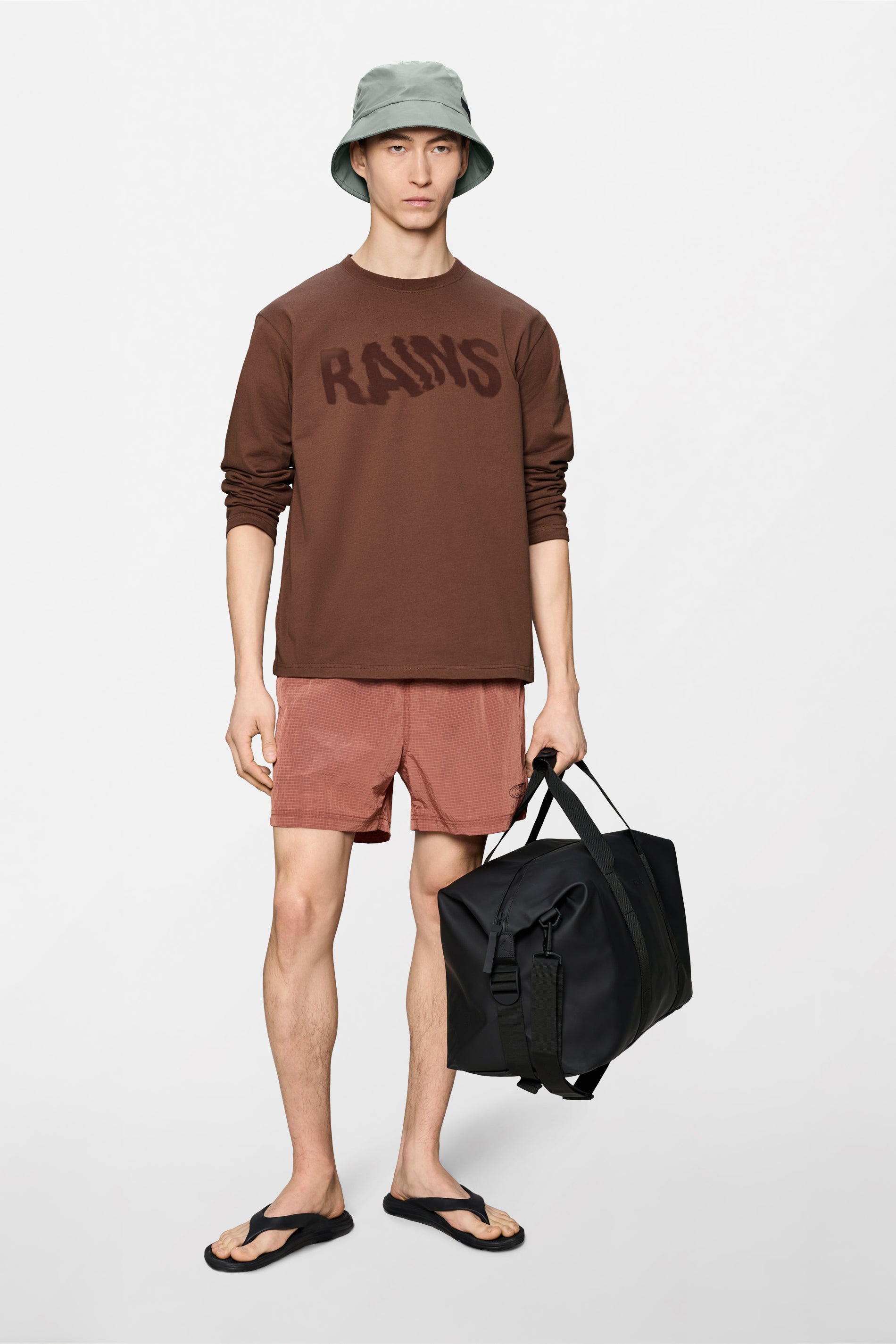 RAINS Classic Long Sleeve T-shirt Ripple Ignite Long Sleeve