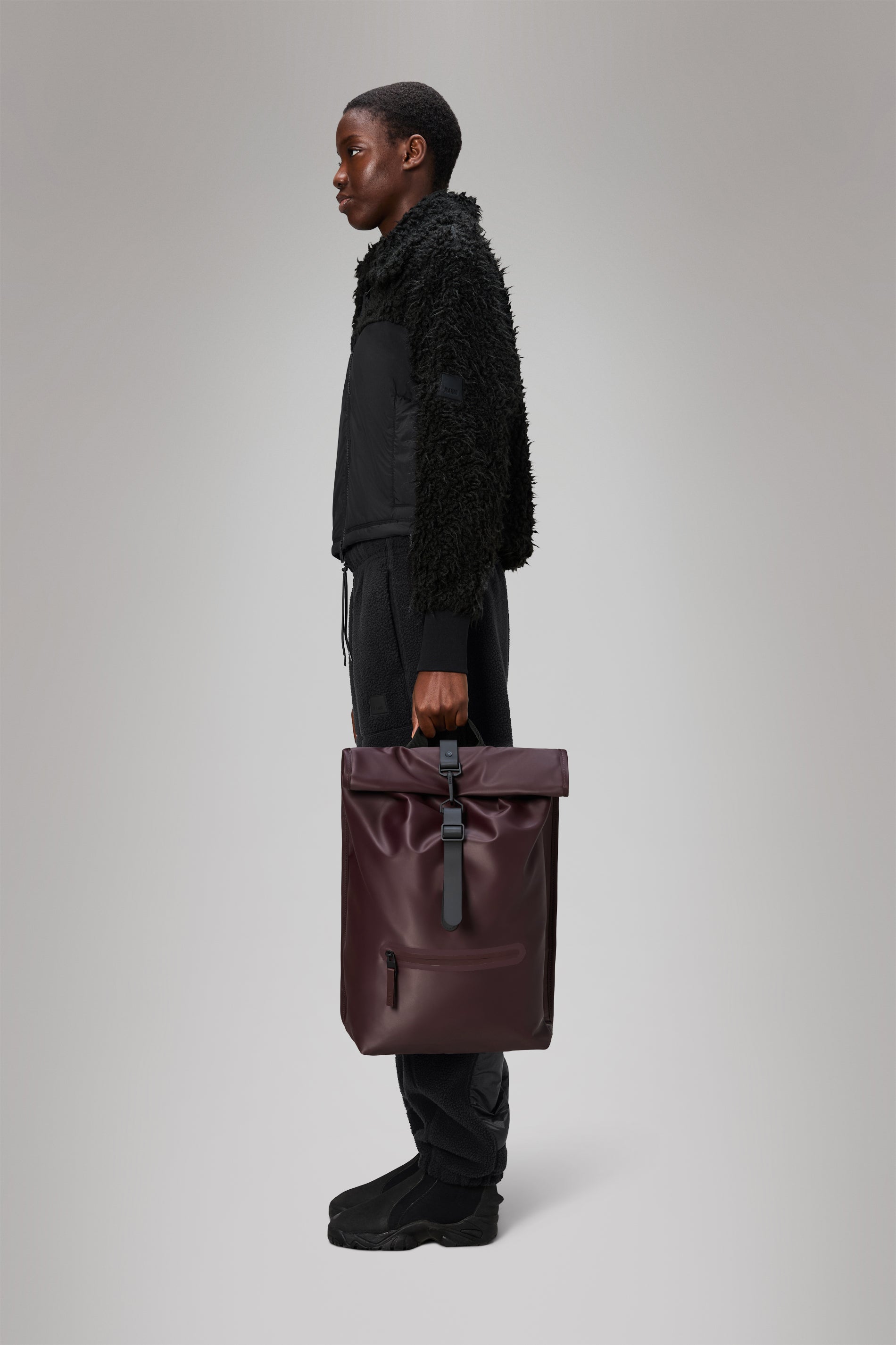 RAINS Rolltop Rucksack Depth Backpack