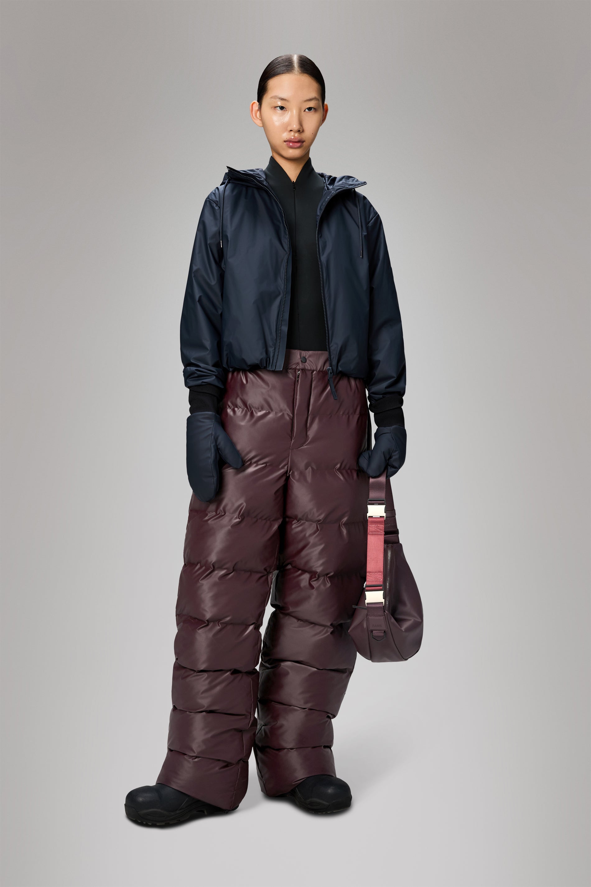 Rains Lohja Short Insulated Jacket Navy Jacket