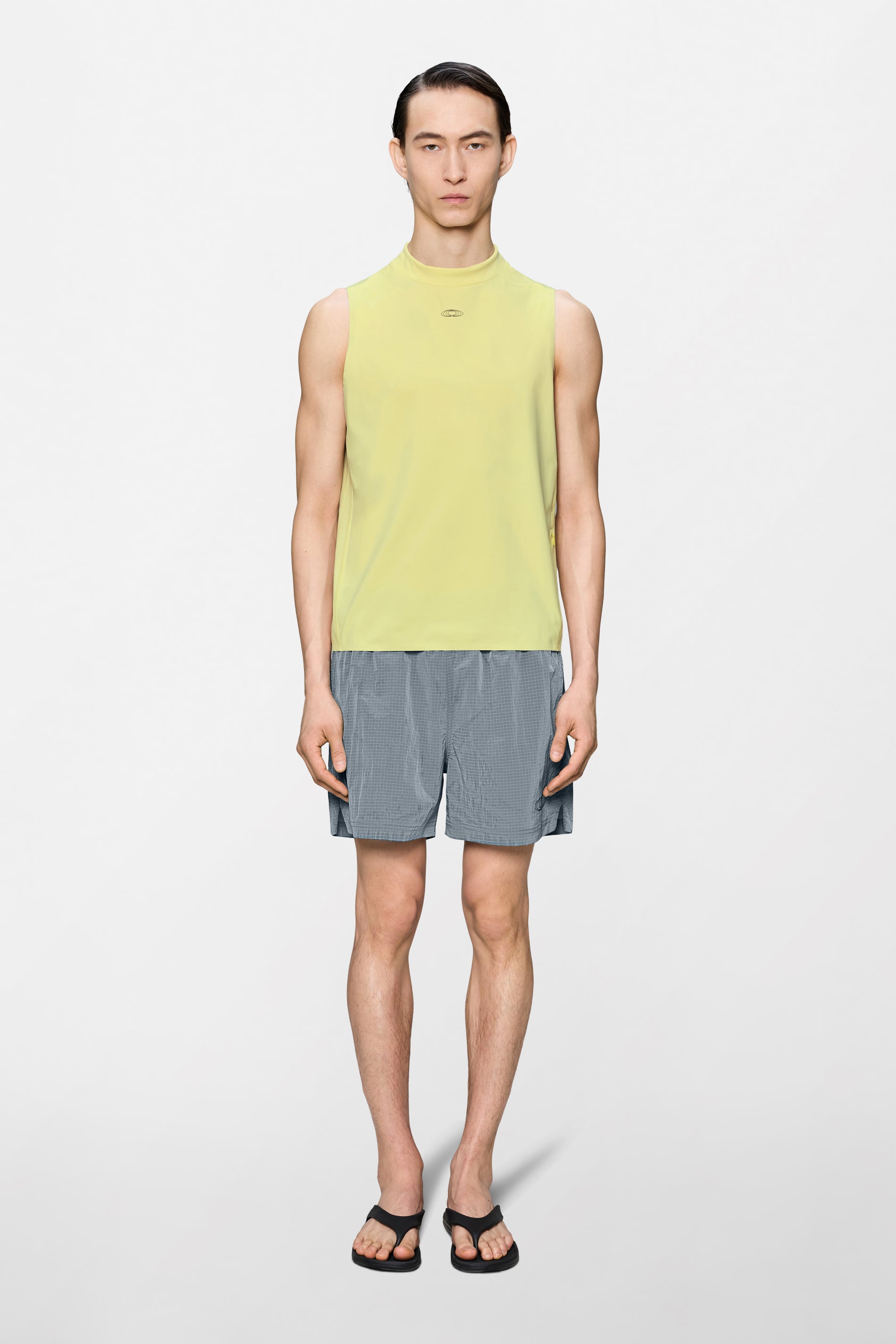 RAINS Warm-Up Tank Top Pace Short Sleeve