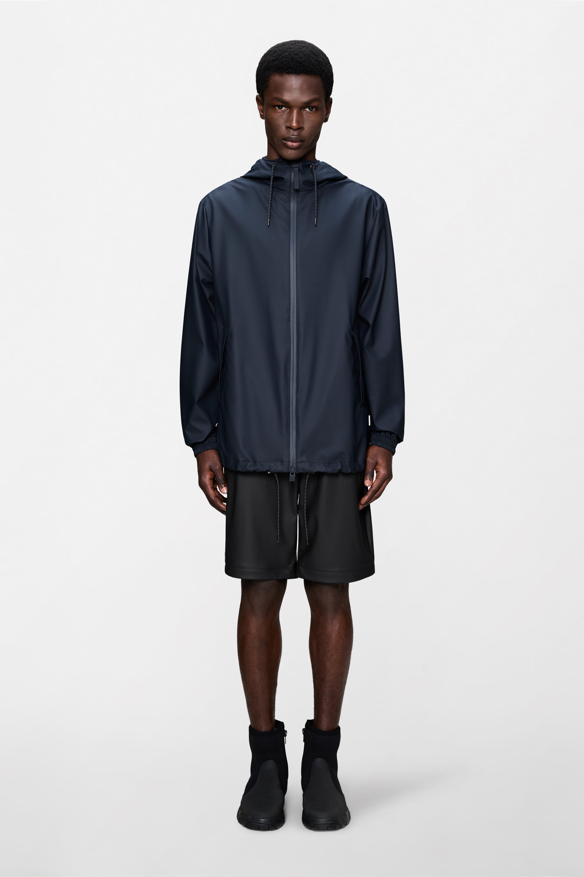 RAINS Storm Breaker Navy Jacket