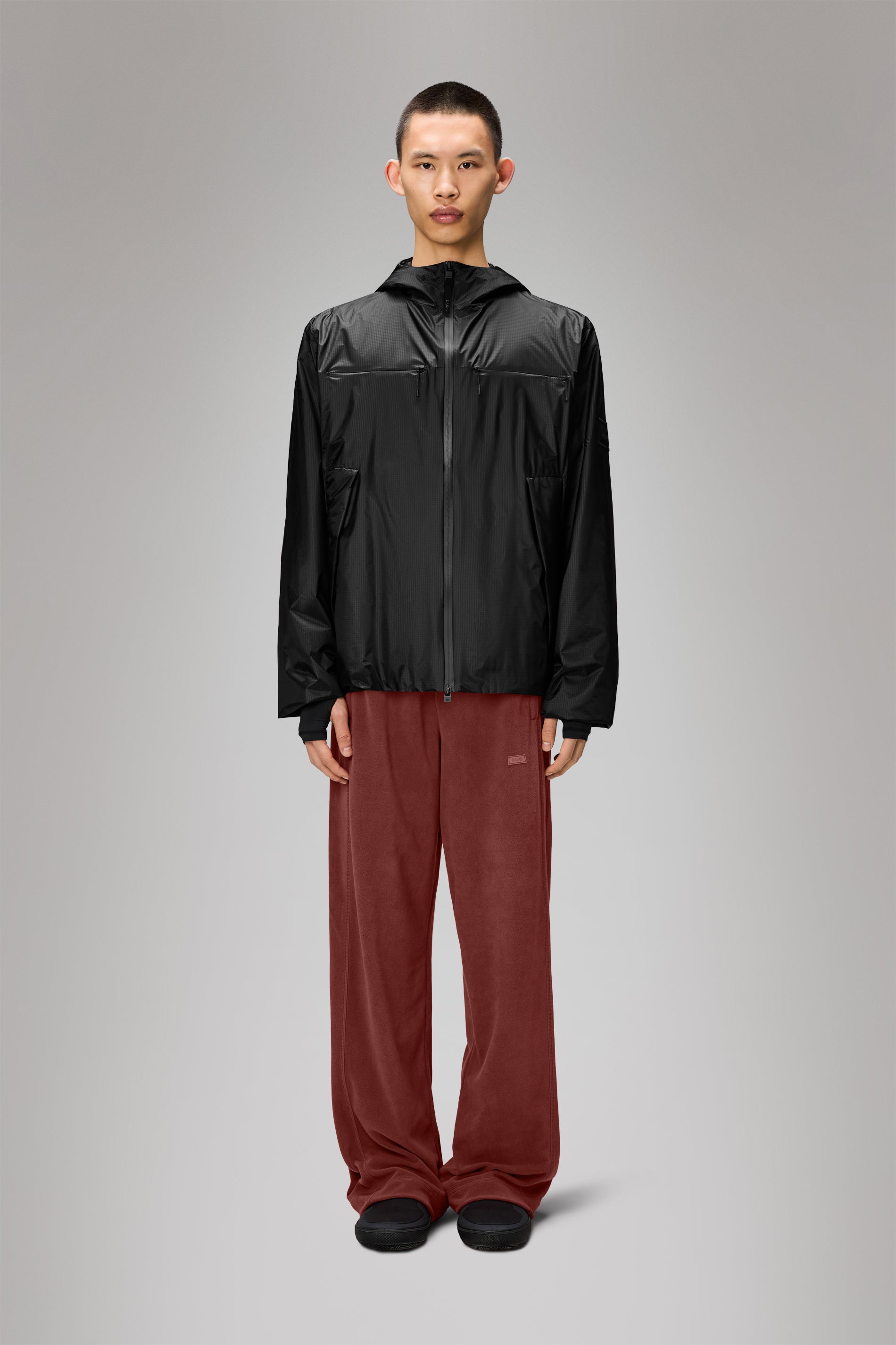 RAINS Kauto Insulated Pocket Jacket Black Jacket