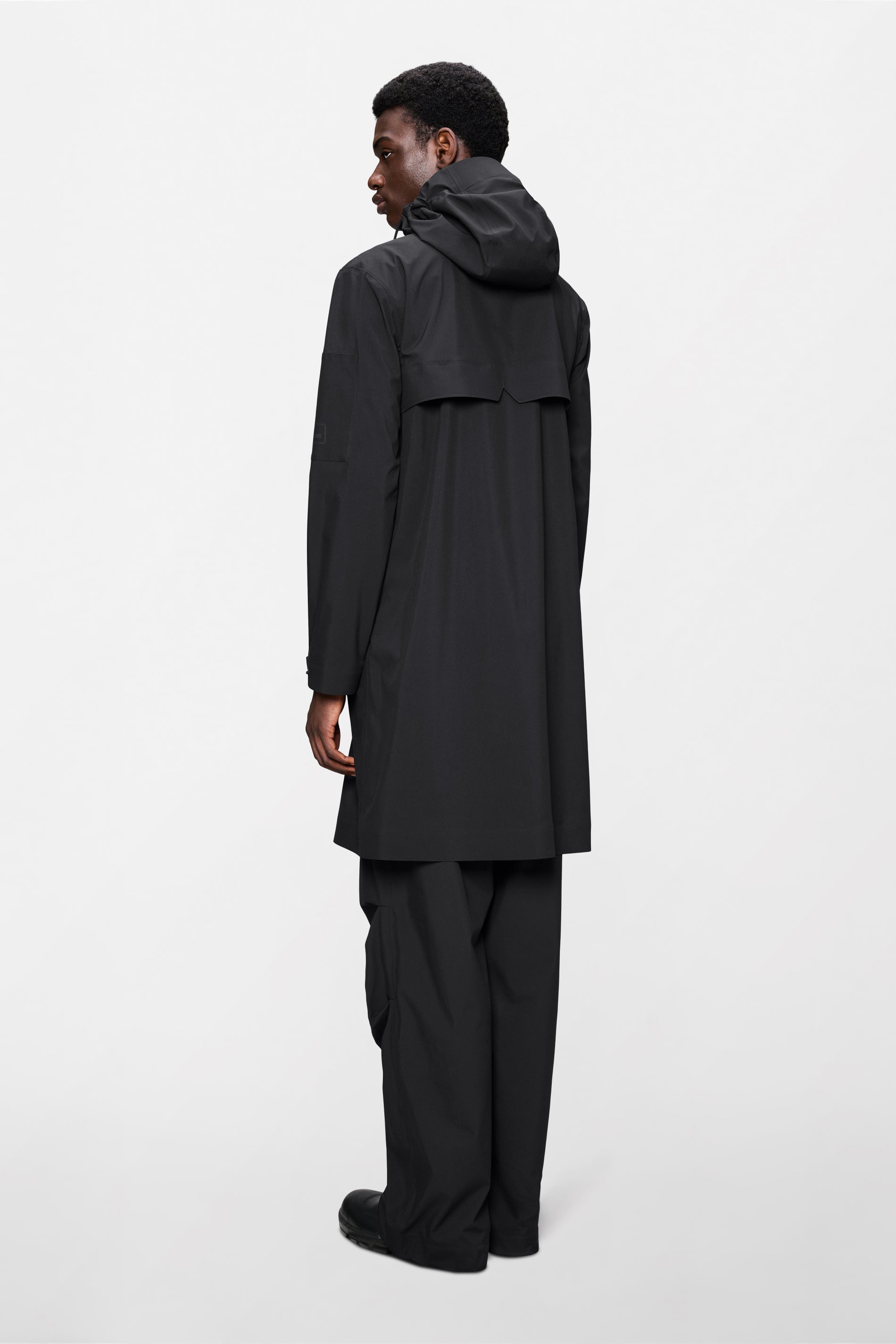 RAINS Suva Hardshell Coat Black Jacket