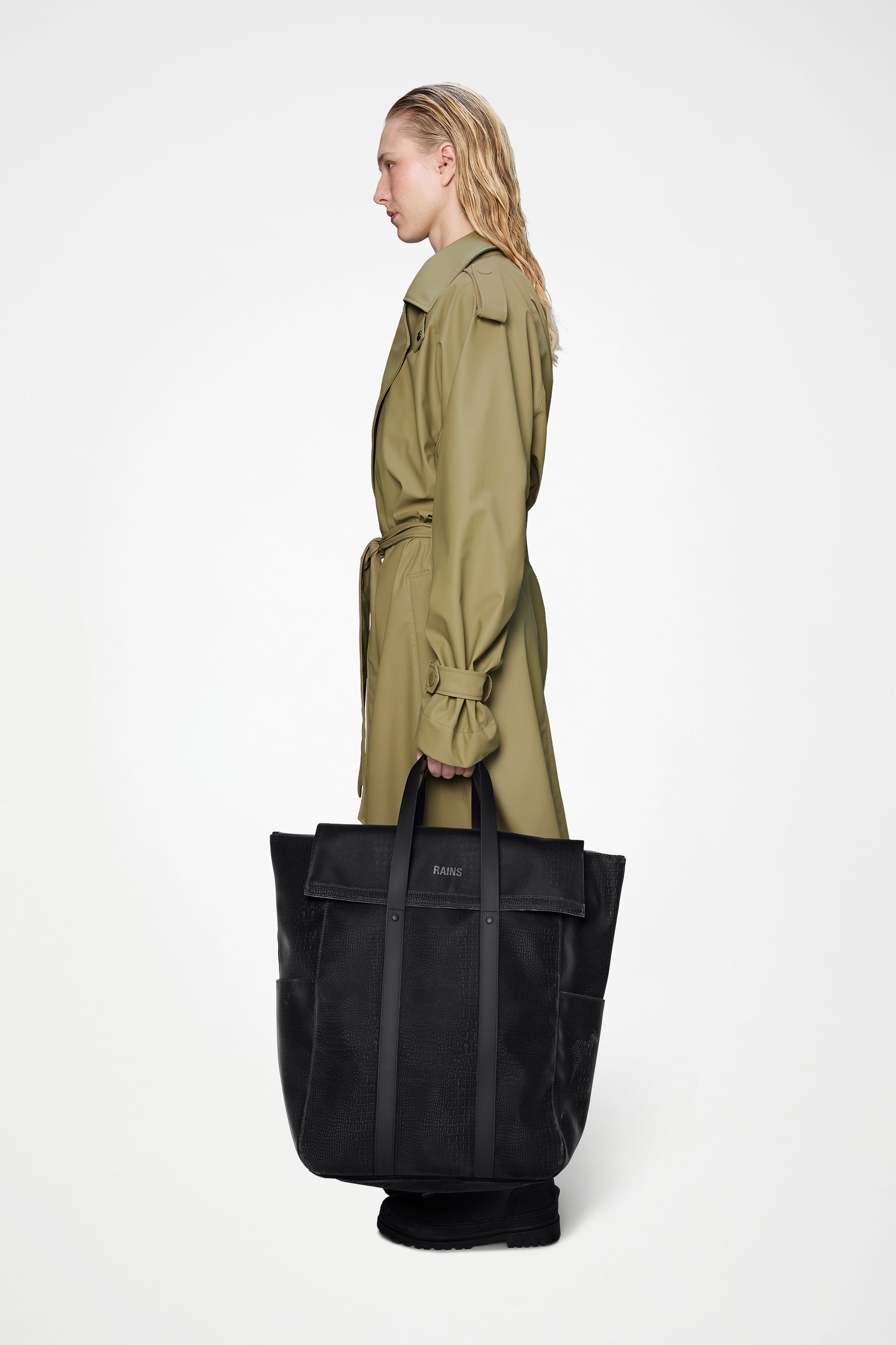 RAINS 2 Way Tote Bag Large Bite 29L H47 x D18 x W35 cm Tote