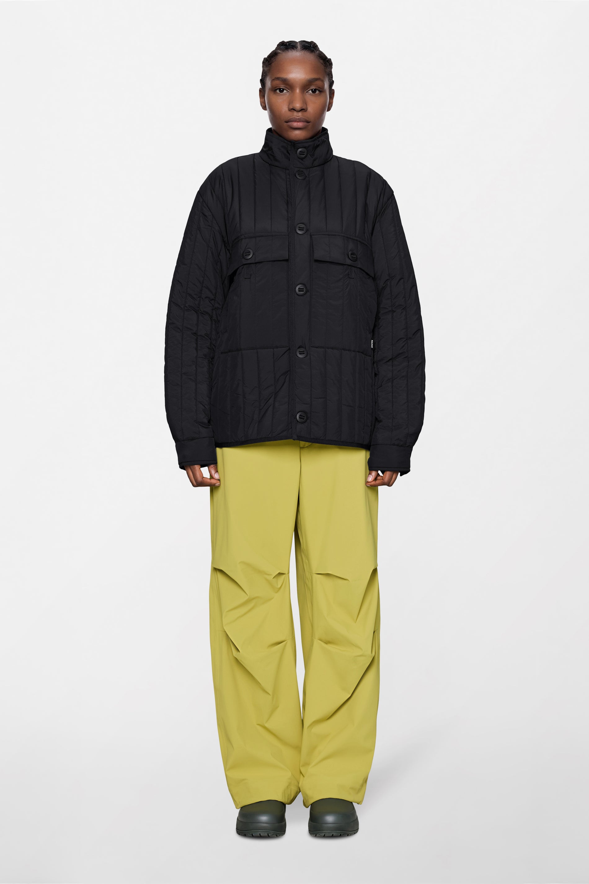 RAINS Banja Liner Pocket Jacket Black Jacket