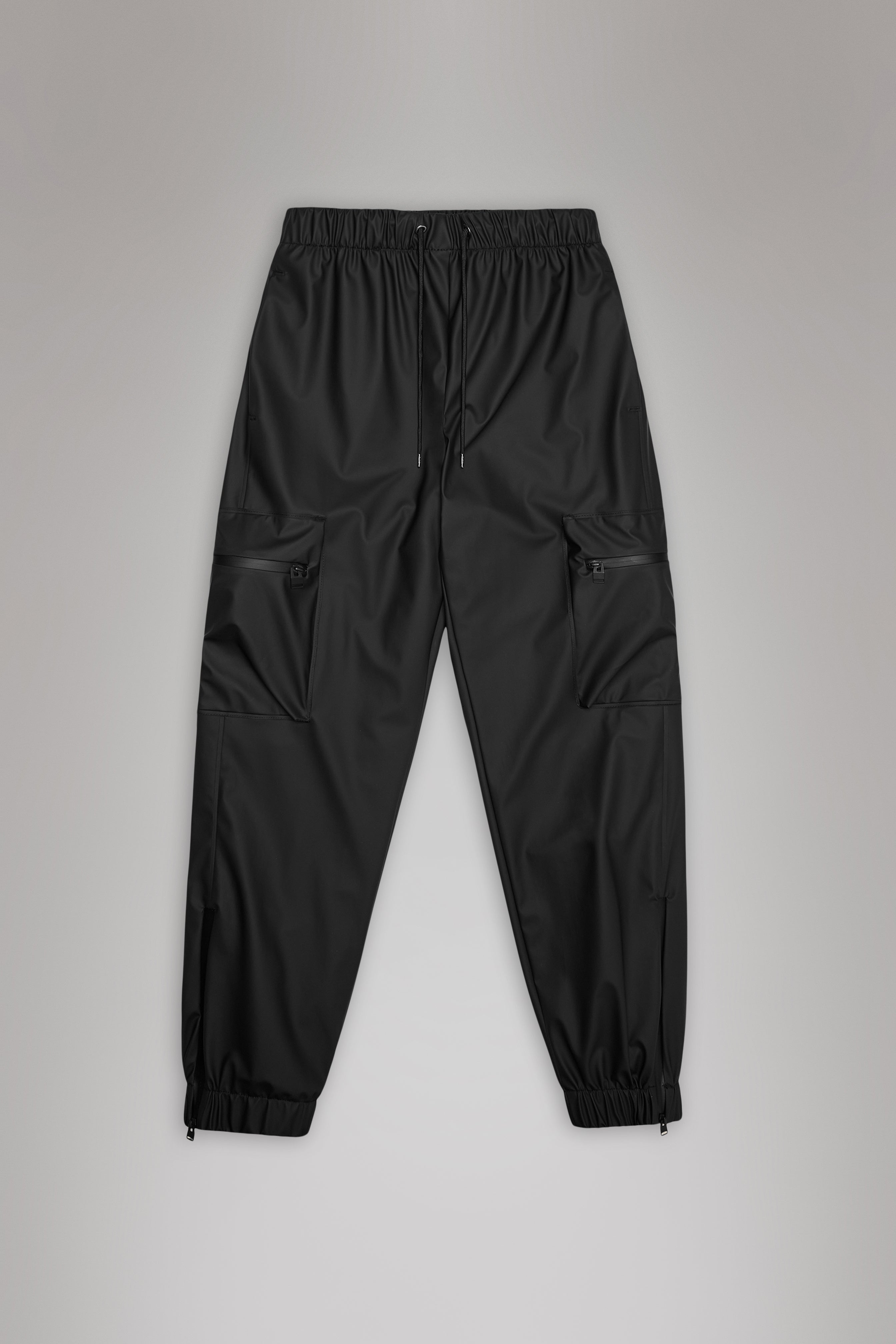 RAINS Cargo Rain Pants Regular Black Pants