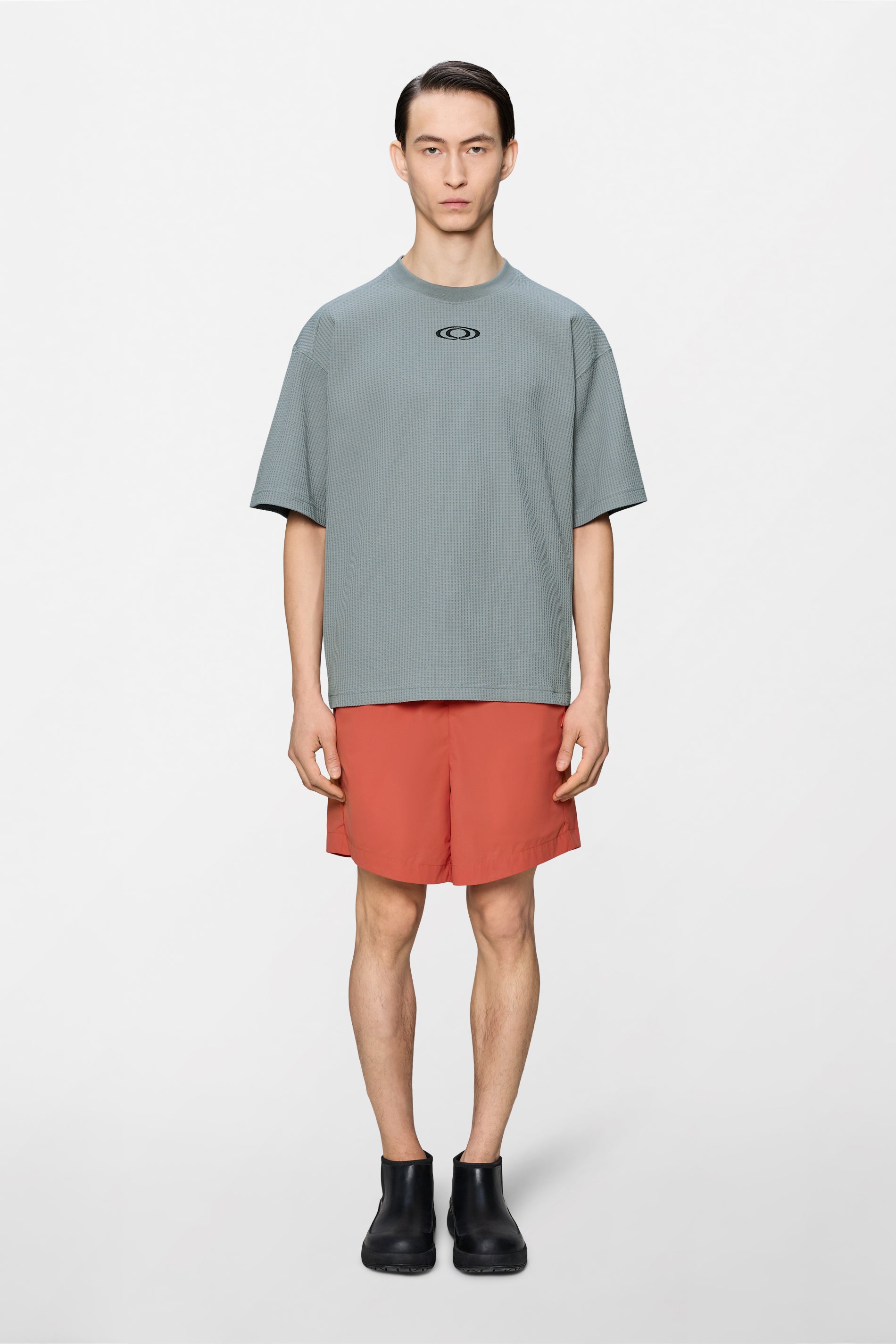 RAINS Waffle T-shirt Splash Pool Short Sleeve