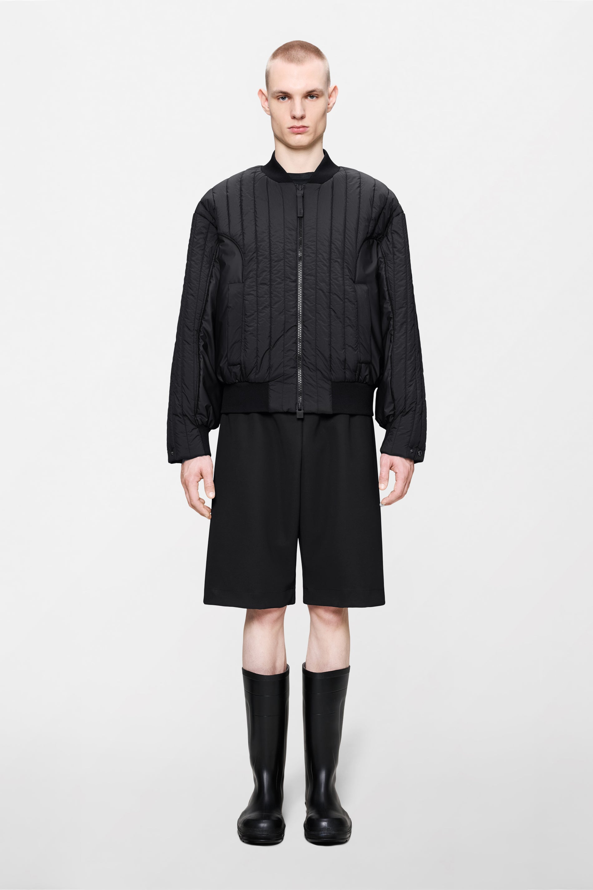 RAINS Koya Vision Bomber Jacket Black Jacket