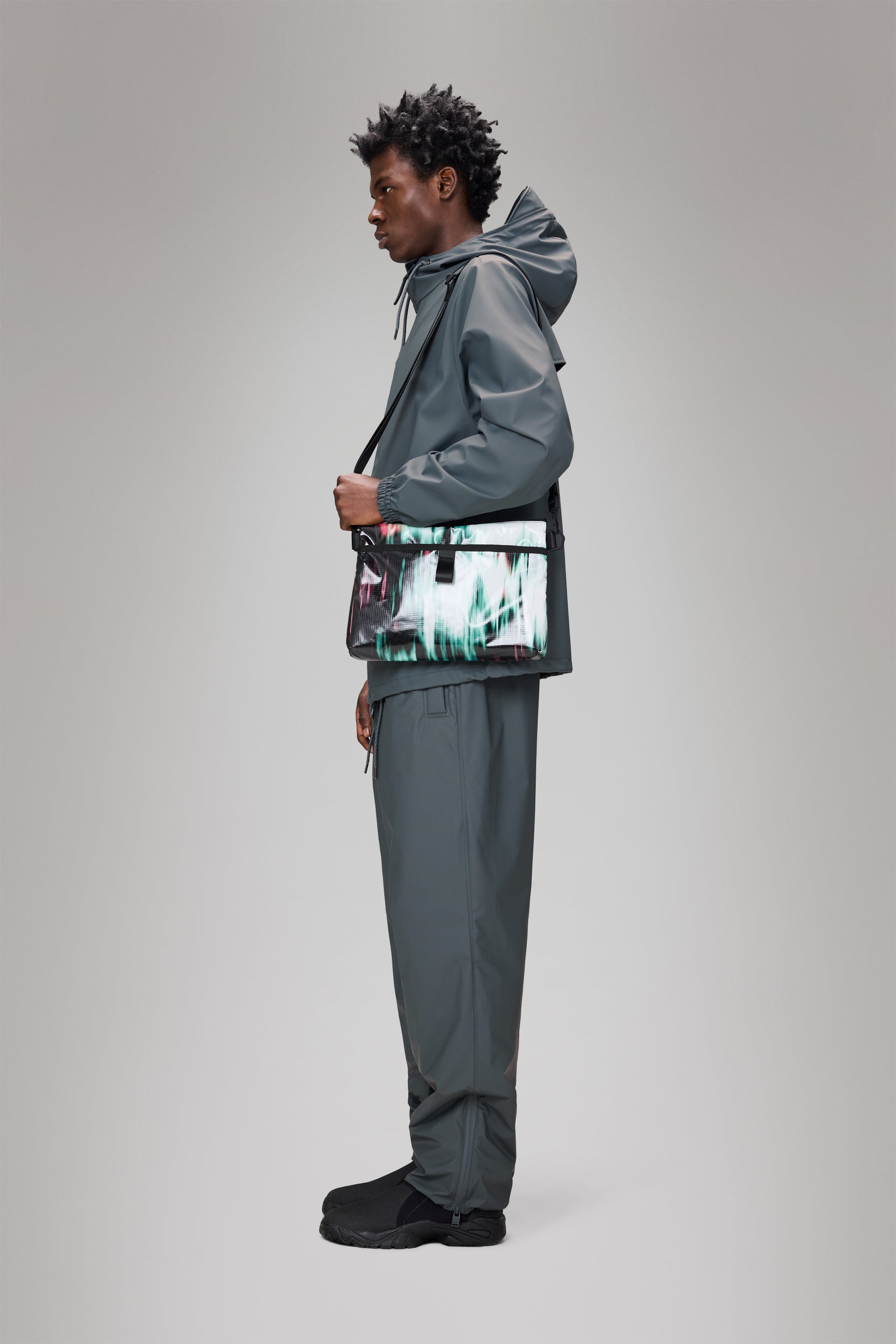 RAINS Sibu Musette Bag Blur Crossbody