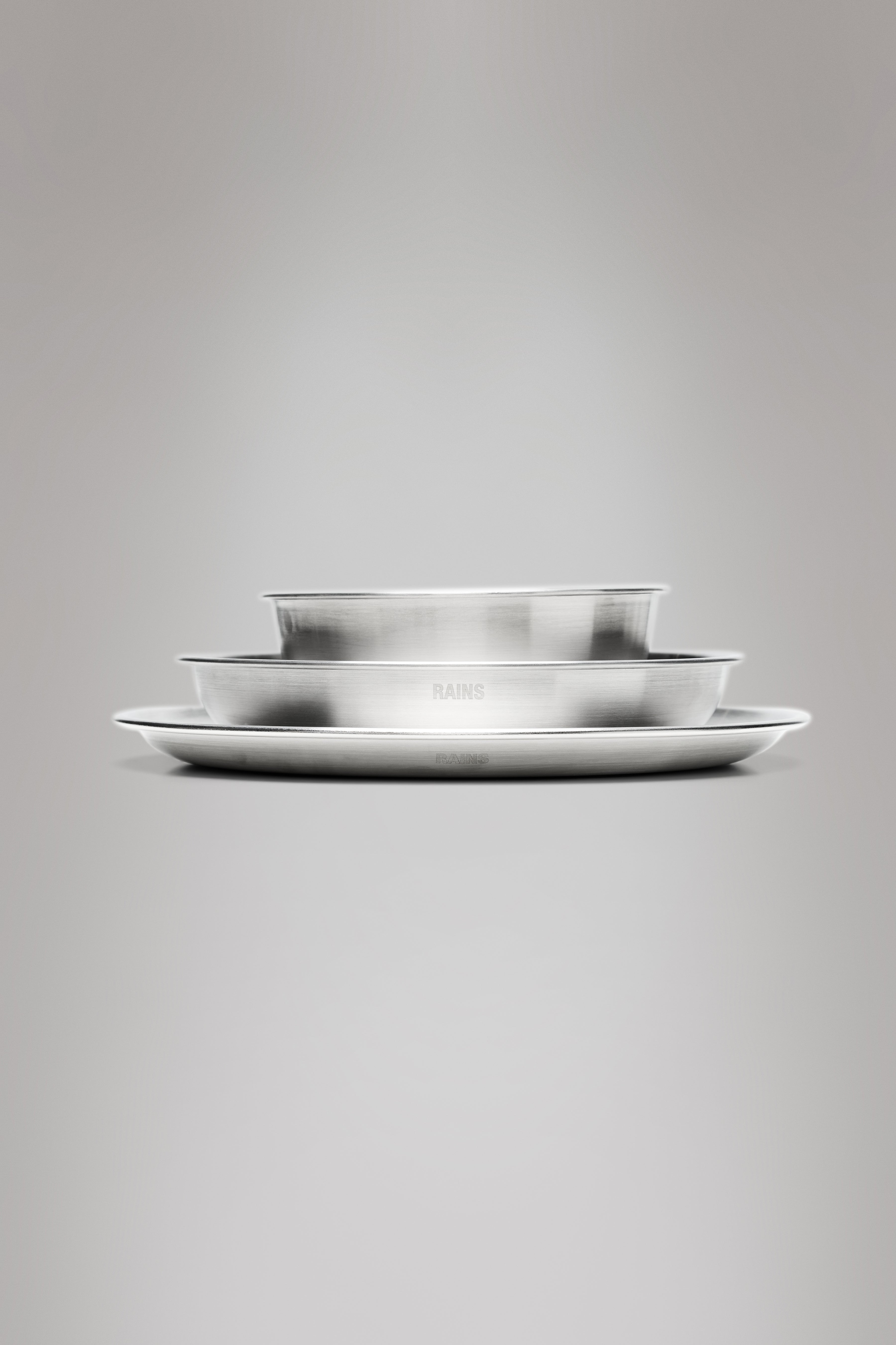 RAINS Stainless Steel 2-Pack Bowls Steel Food Storage