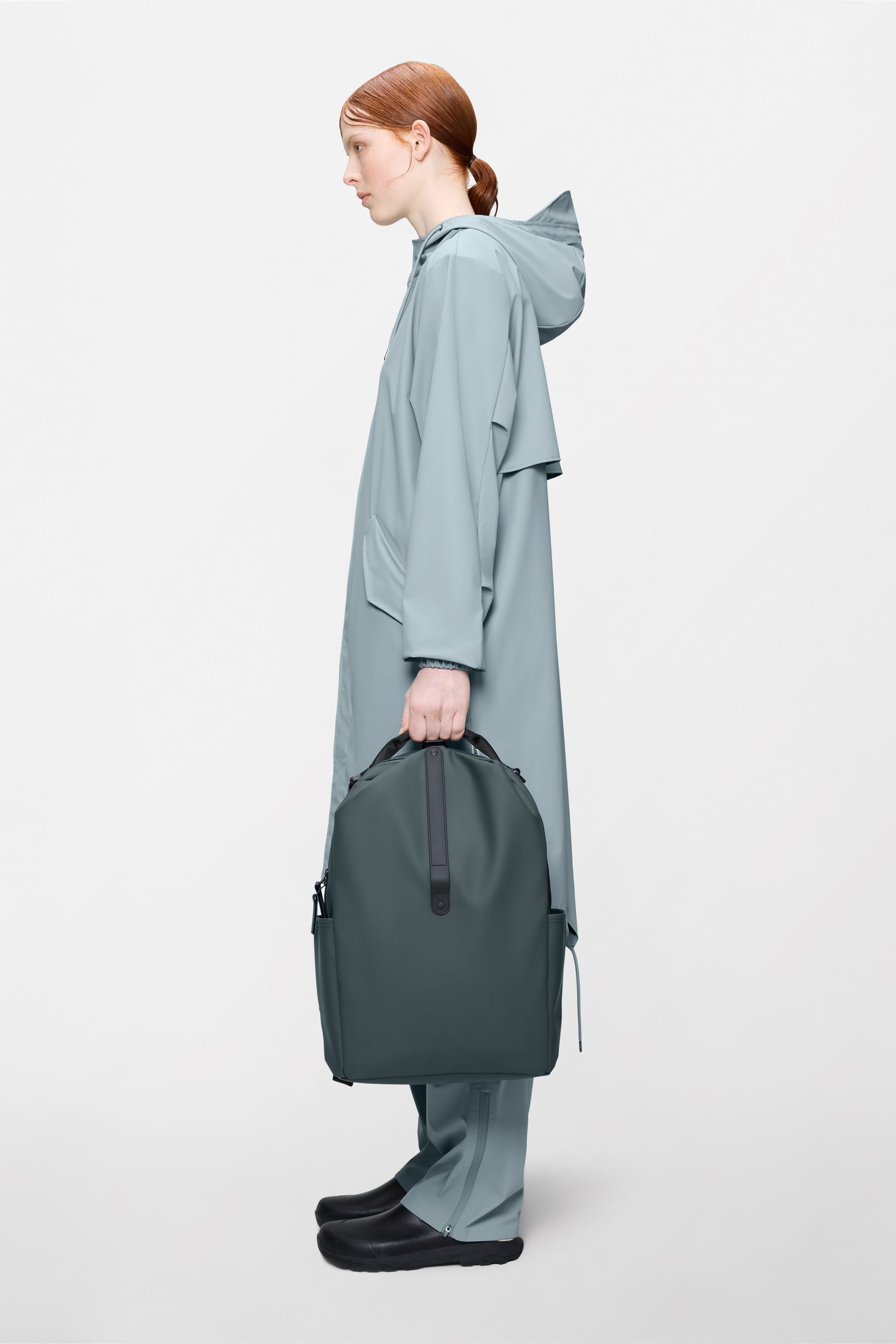 RAINS Clip Front Backpack Dark Grey 21L H44 x D16 x W30 cm Backpack