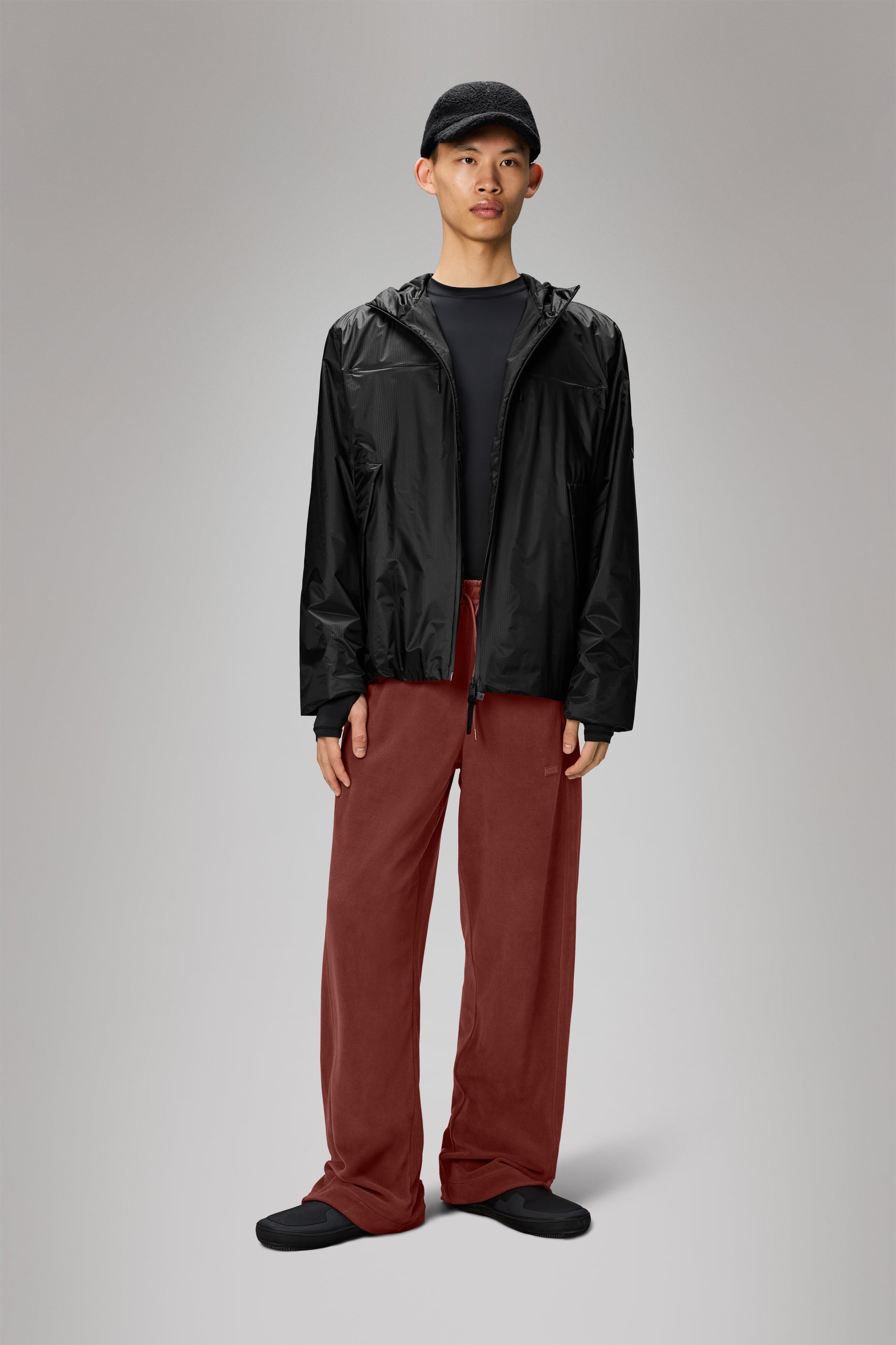 RAINS Kauto Insulated Pocket Jacket Black Jacket