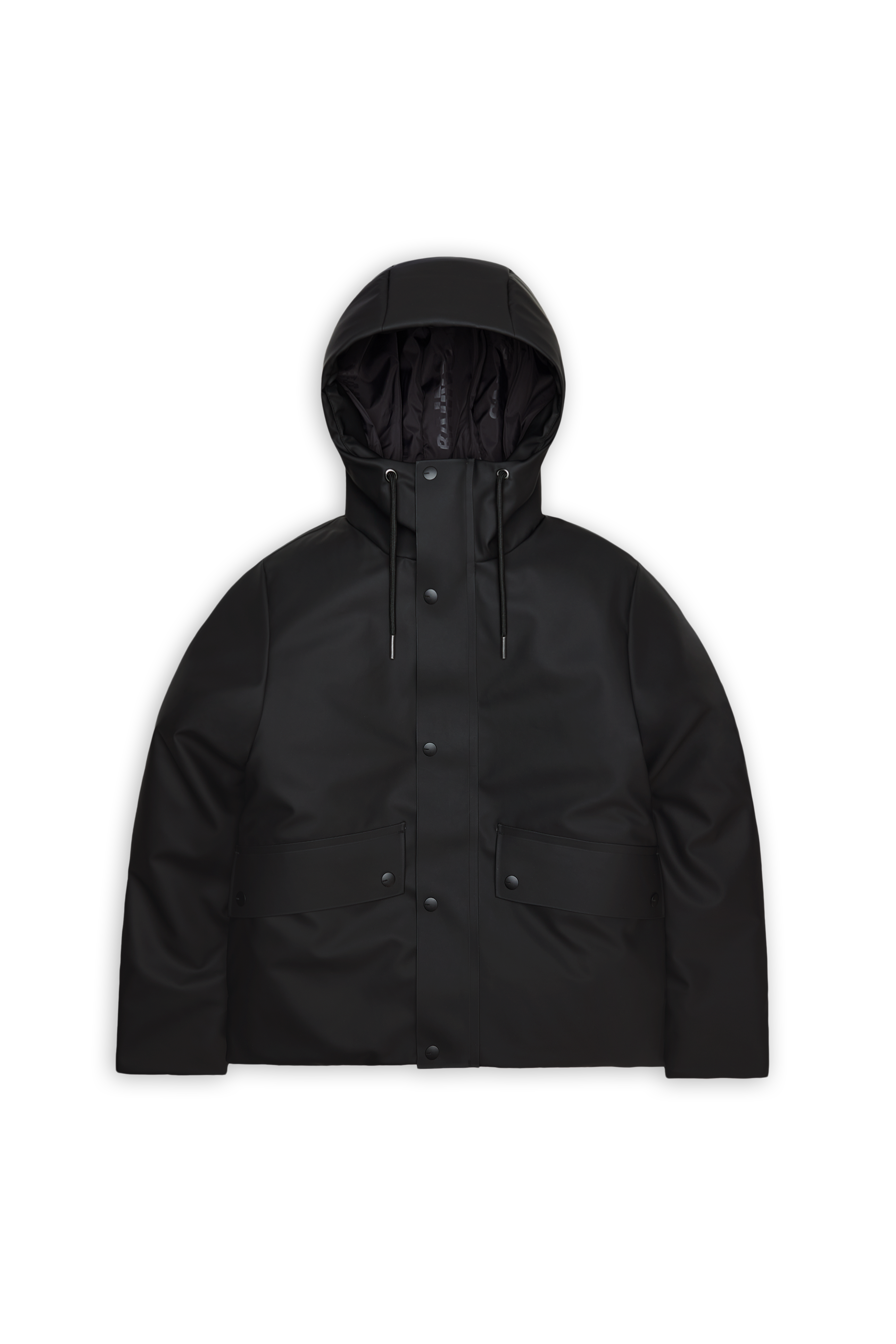 RAINS Nome Short W Parka Black Jacket