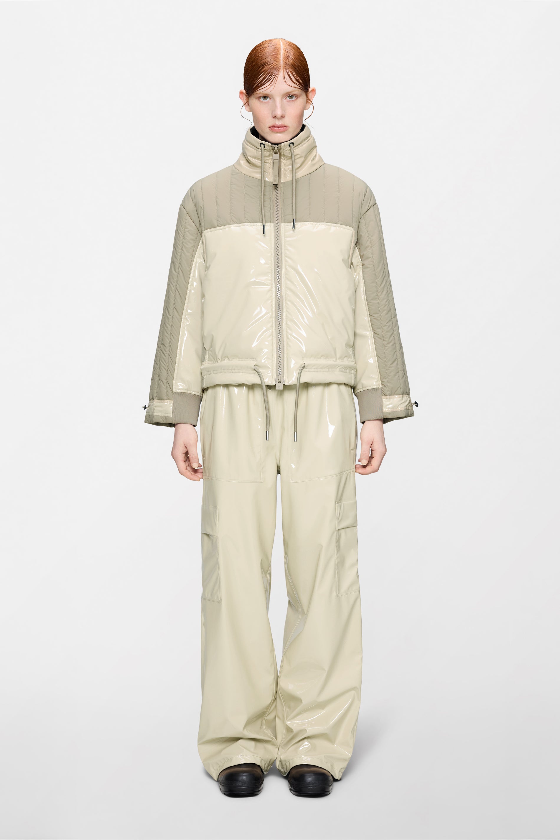 RAINS Koya Vision W Jacket Beige Jacket